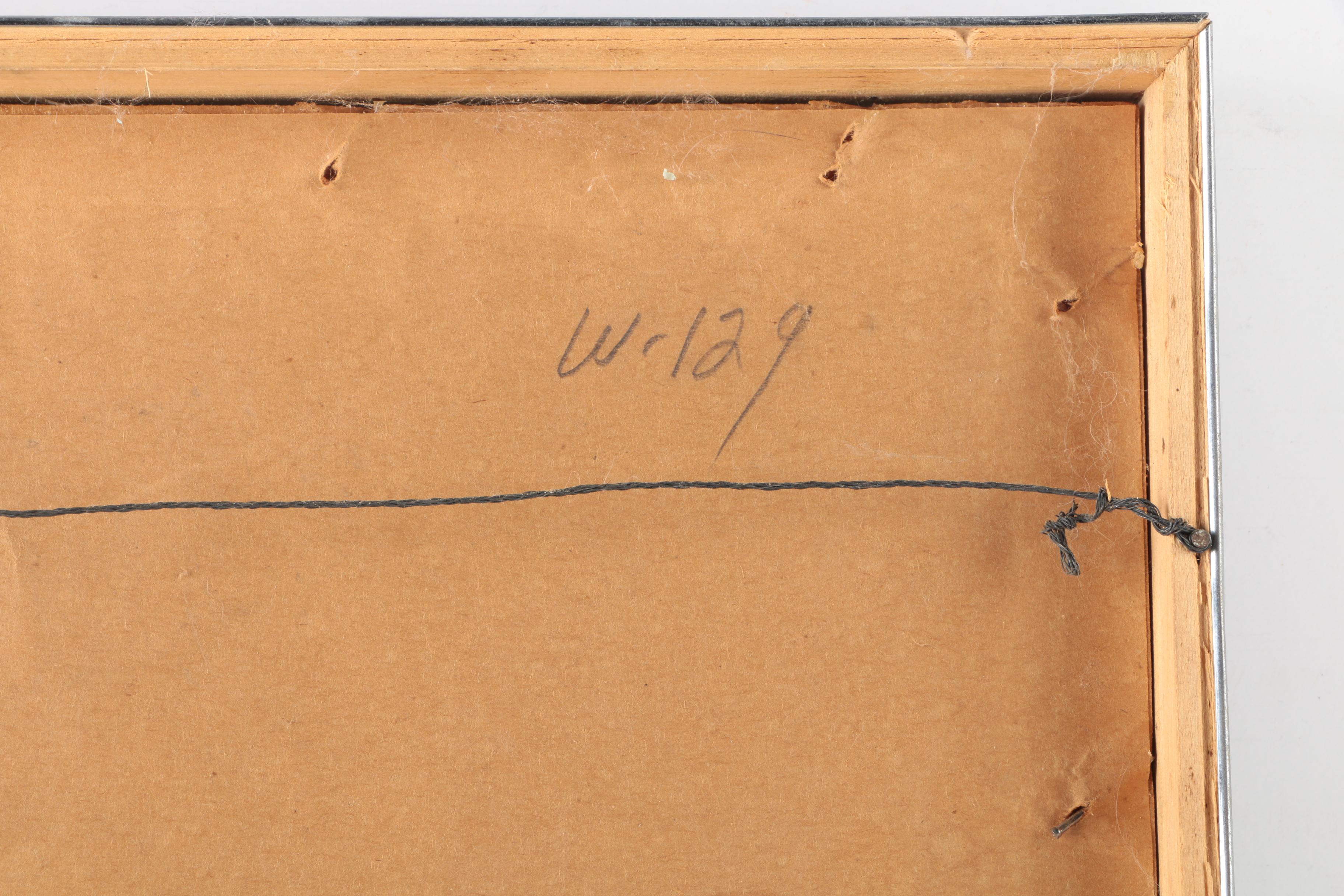 After Andrew Wyeth Halftone Reproduction Print on Paper "New Leaves"