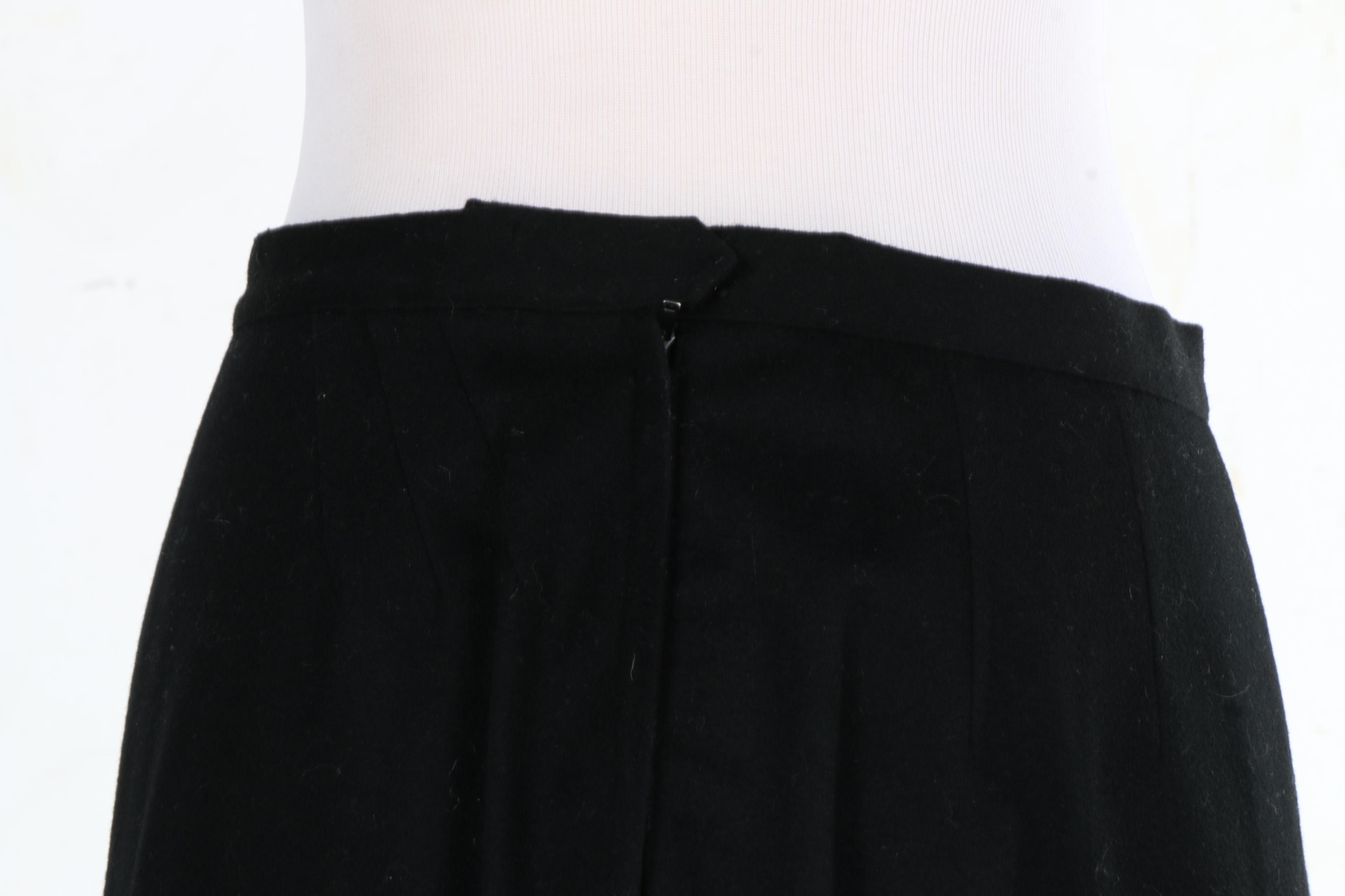 Vintage Marshall Fields Women's  Black Suit With An A-line Skirt