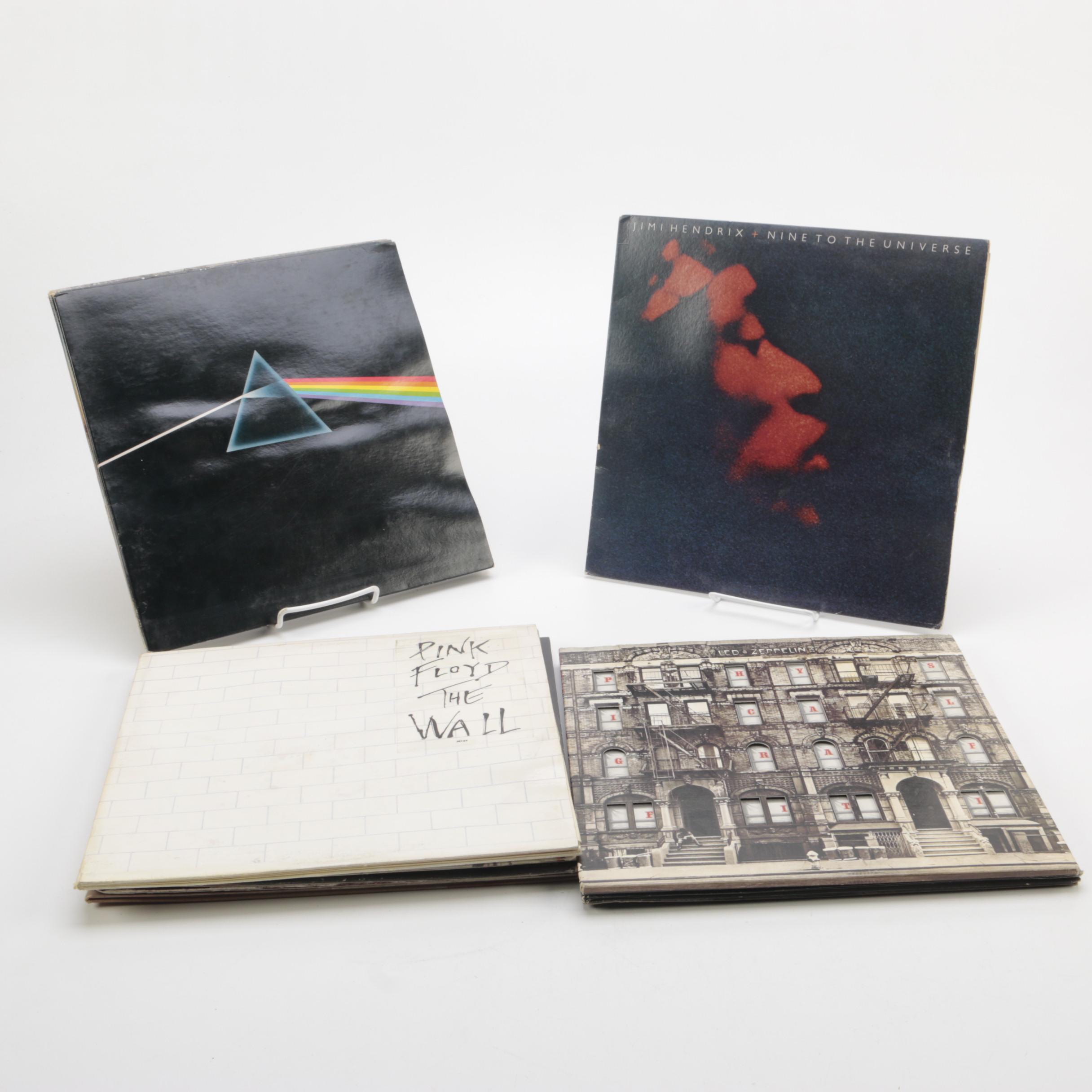 1960s-80s Classic Rock LPs Including Pink Floyd and The Doors