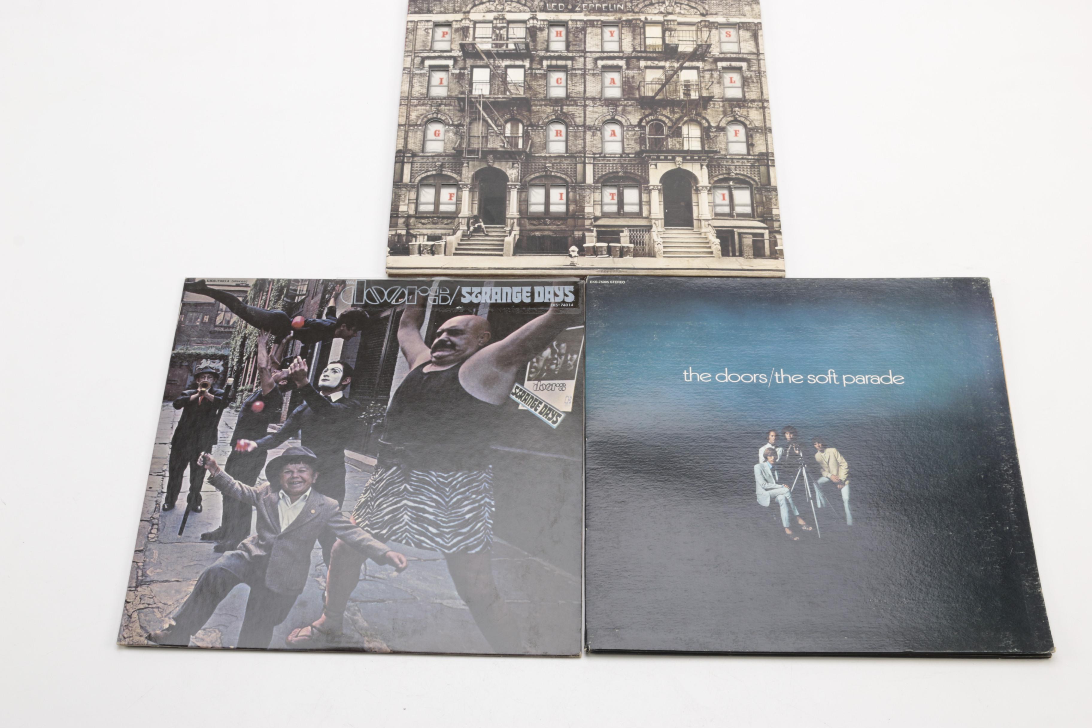 1960s-80s Classic Rock LPs Including Pink Floyd and The Doors