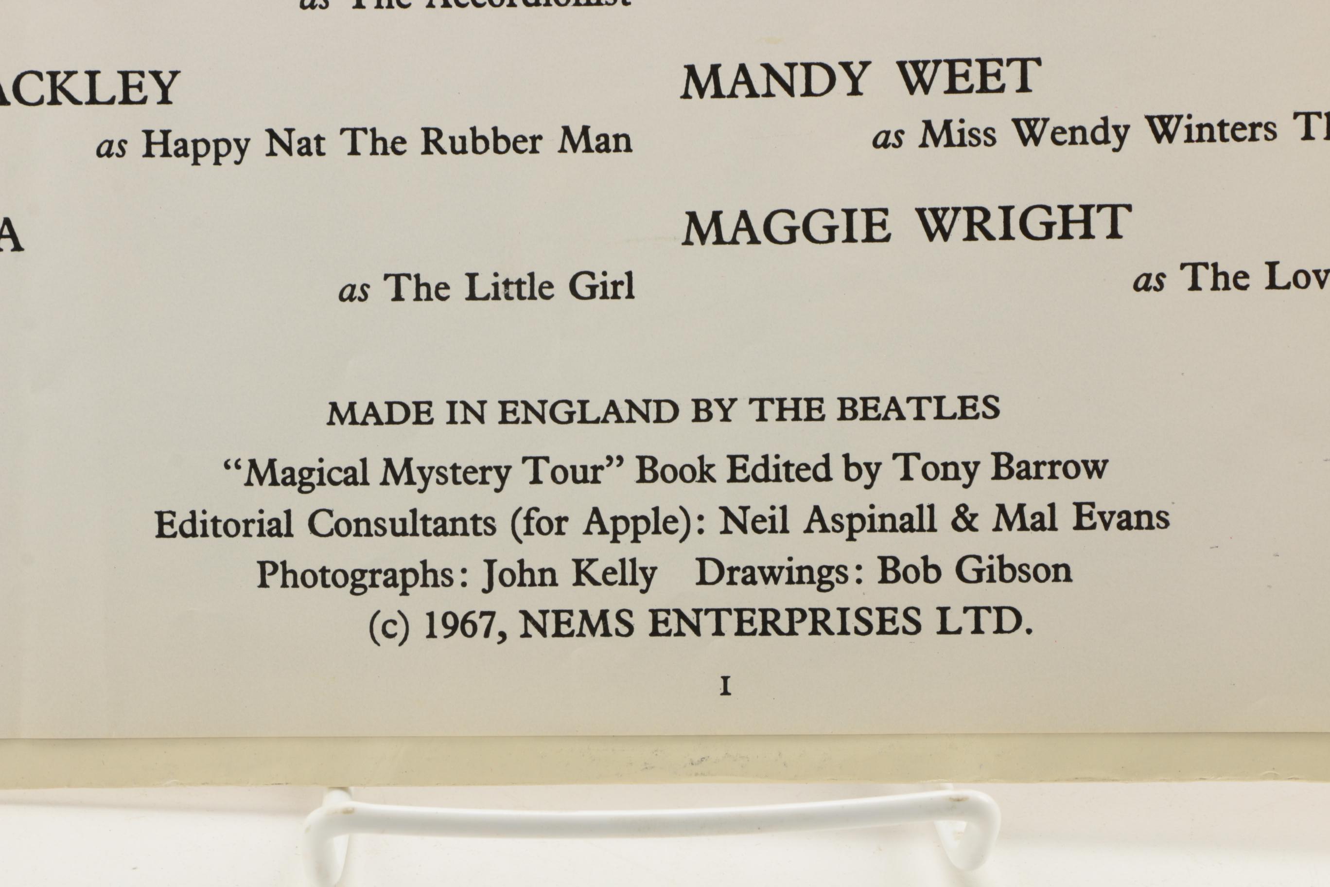 1960s Beatles LPs "Abbey Road" and "Magical Mystery Tour"