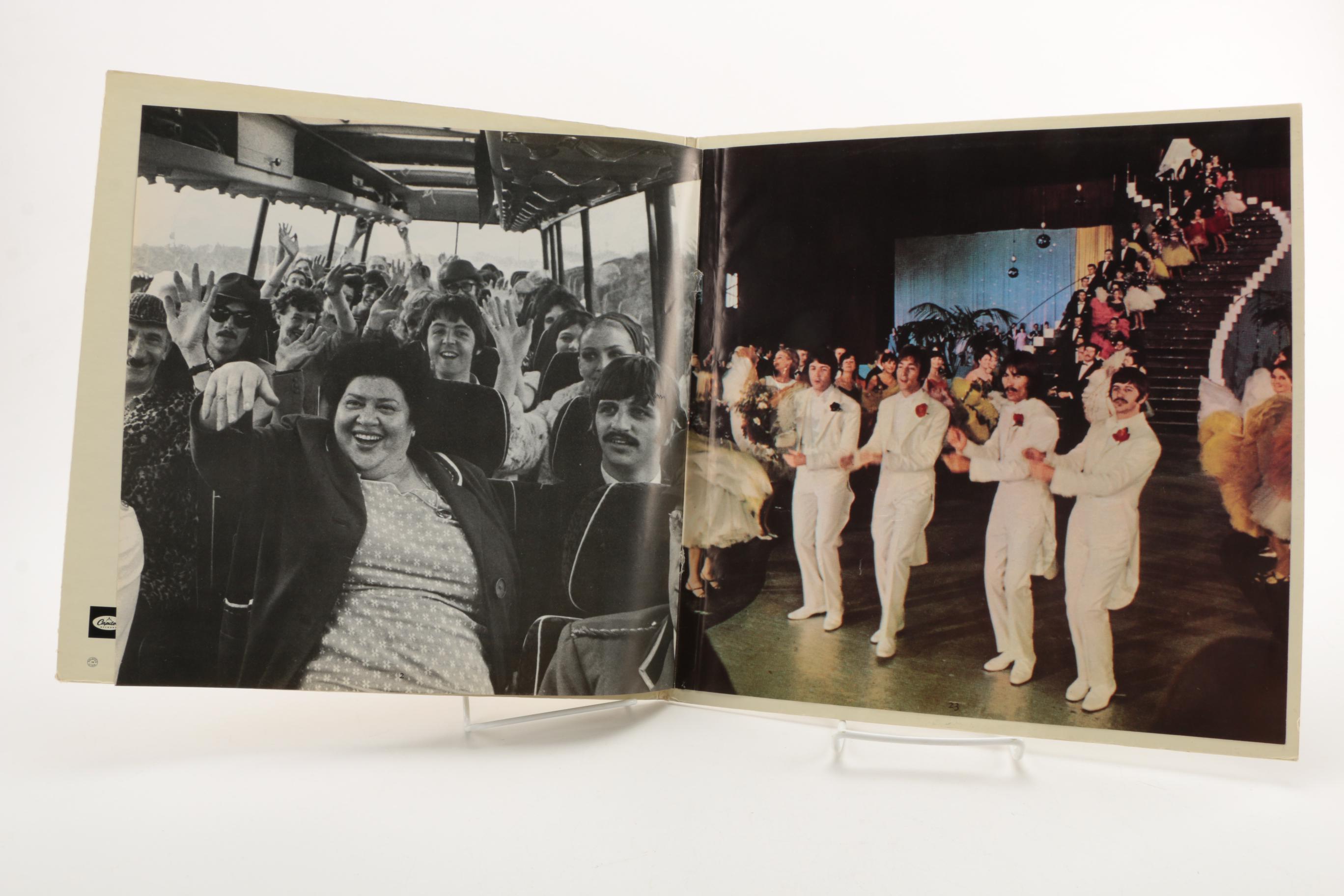 1960s Beatles LPs "Abbey Road" and "Magical Mystery Tour"