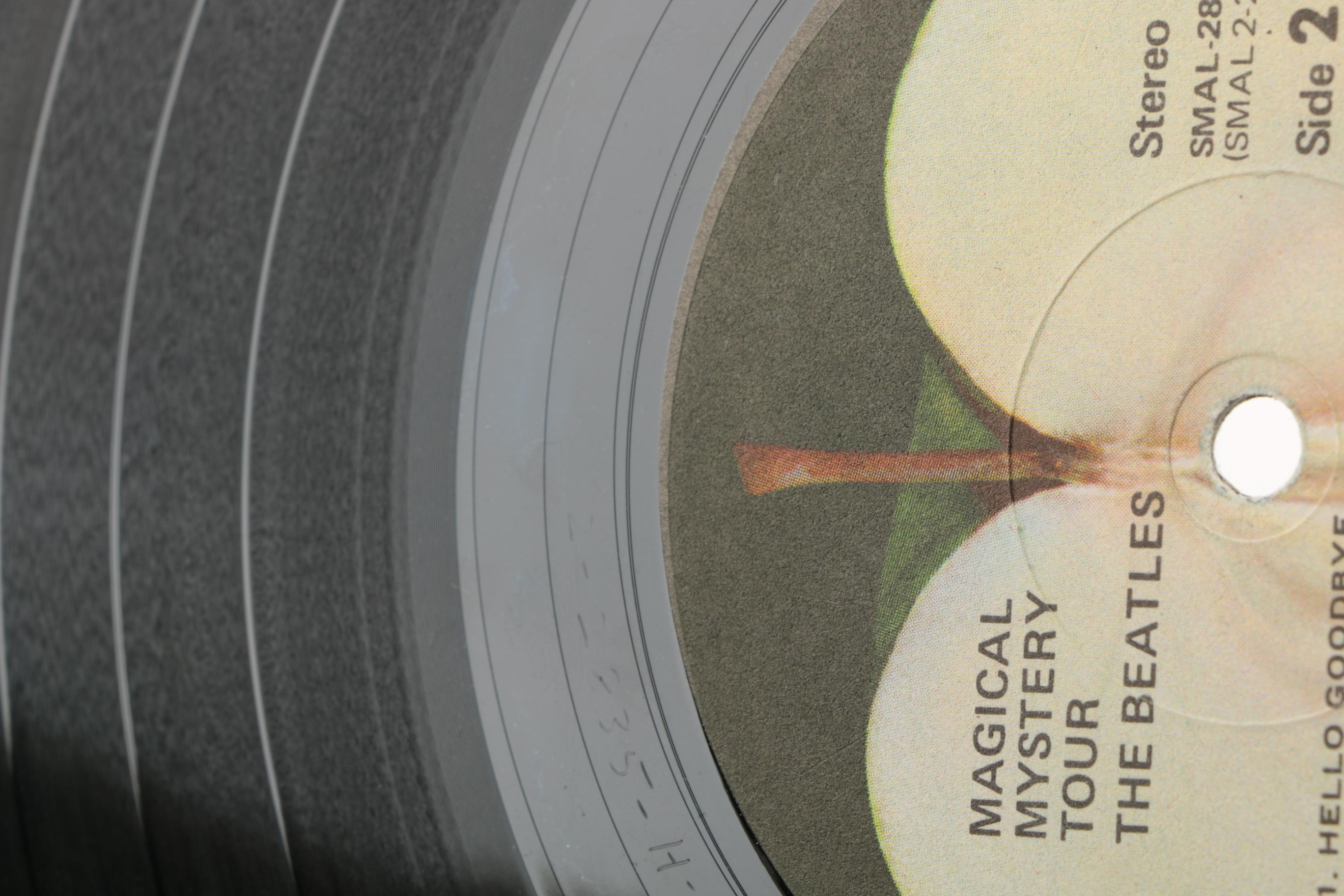 1960s Beatles LPs "Abbey Road" and "Magical Mystery Tour"