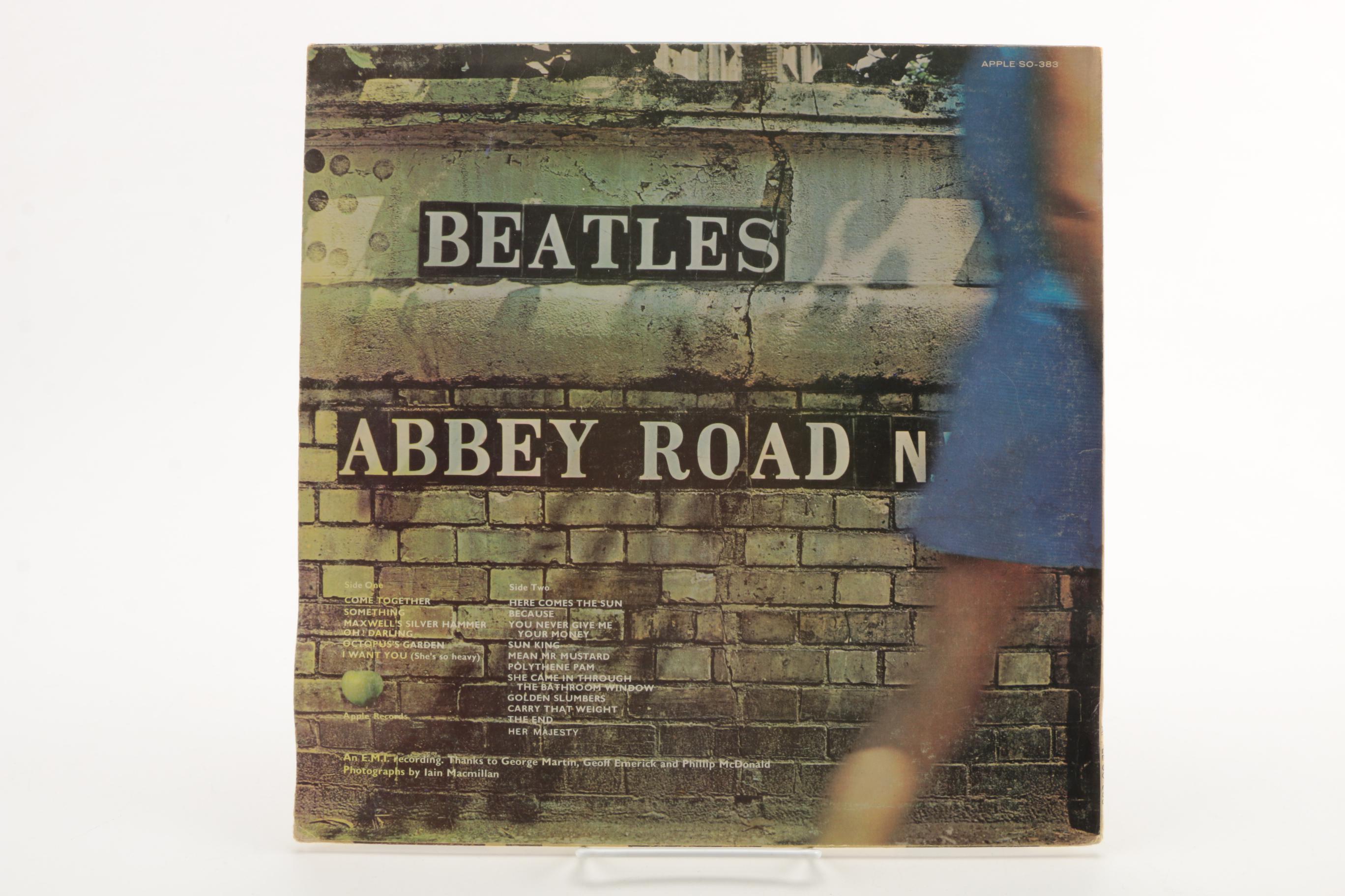 1960s Beatles LPs "Abbey Road" and "Magical Mystery Tour"