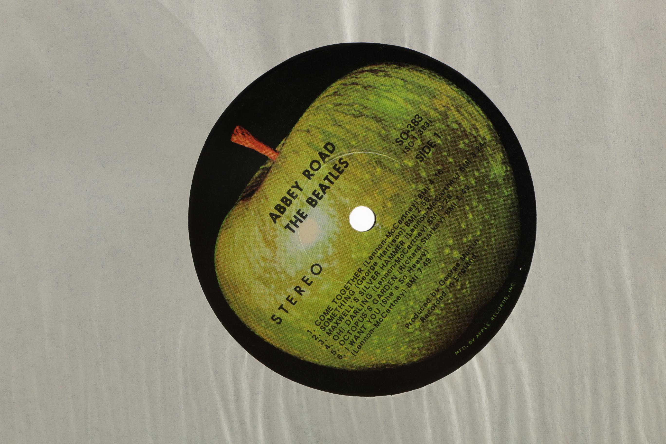 1960s Beatles LPs "Abbey Road" and "Magical Mystery Tour"