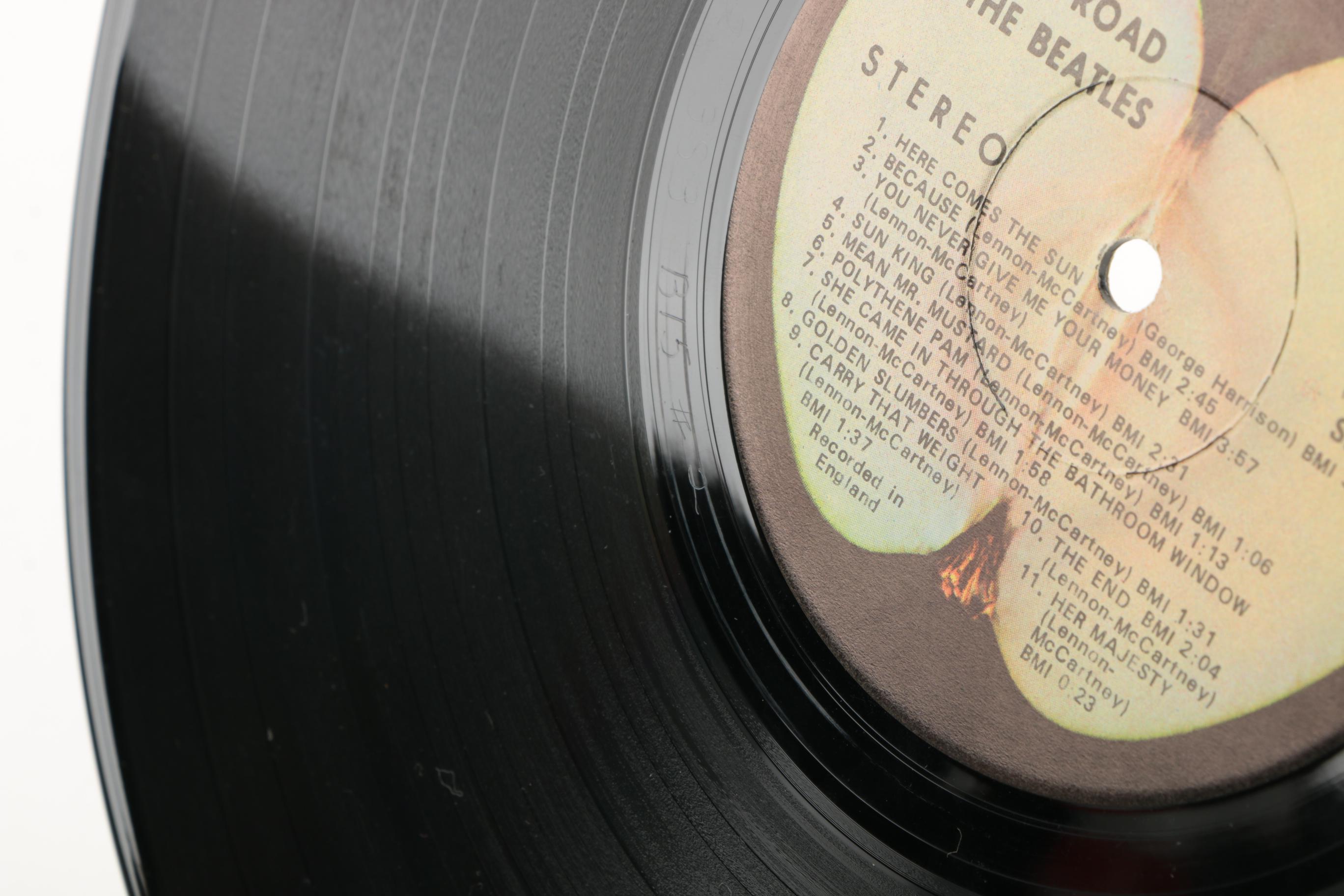 1960s Beatles LPs "Abbey Road" and "Magical Mystery Tour"