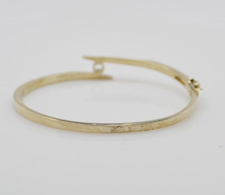 14K White Gold Semi-Mount Bypass Bracelet