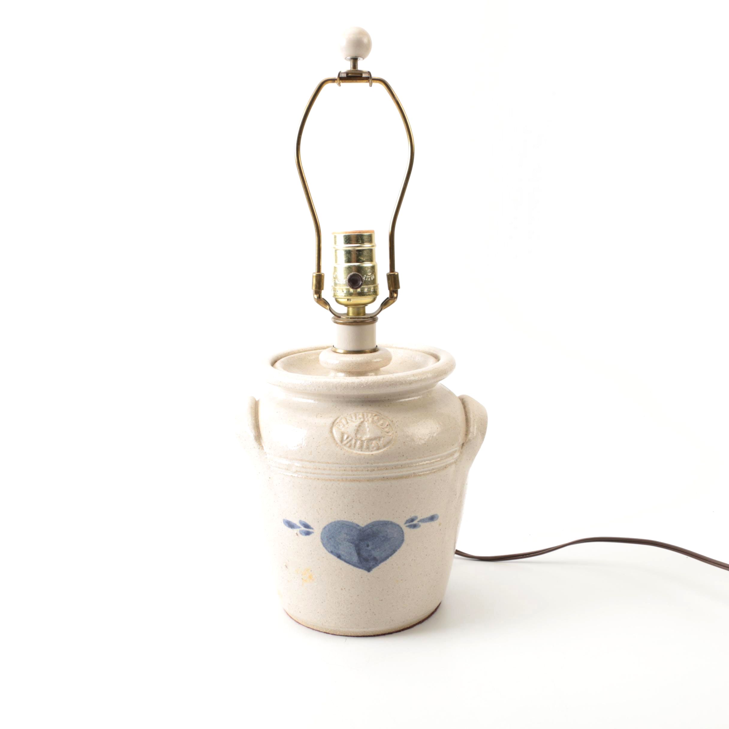 Pinewood Valley Crock Table Lamp