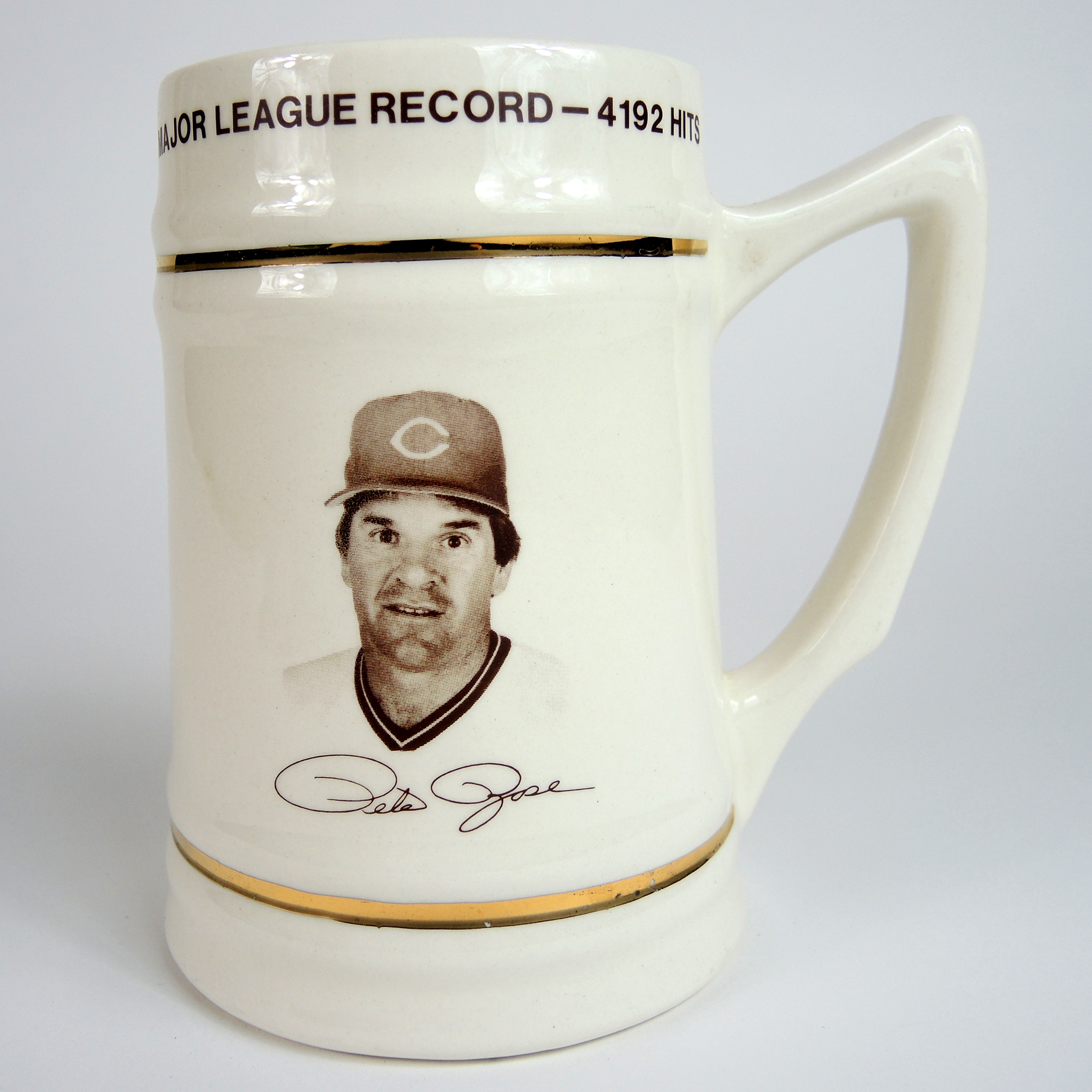 1985 Reds "4192" Program, Game Tickets and Mug