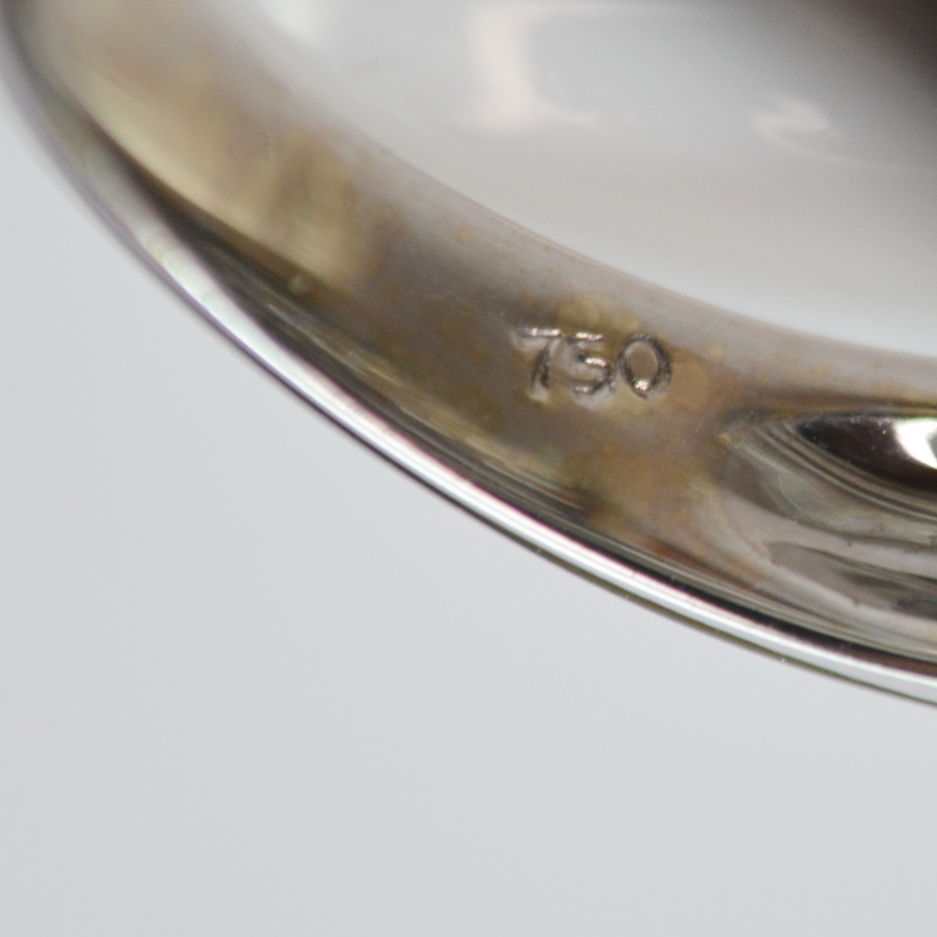 18K White Gold 2.48 CTW Black and White Diamond Ring