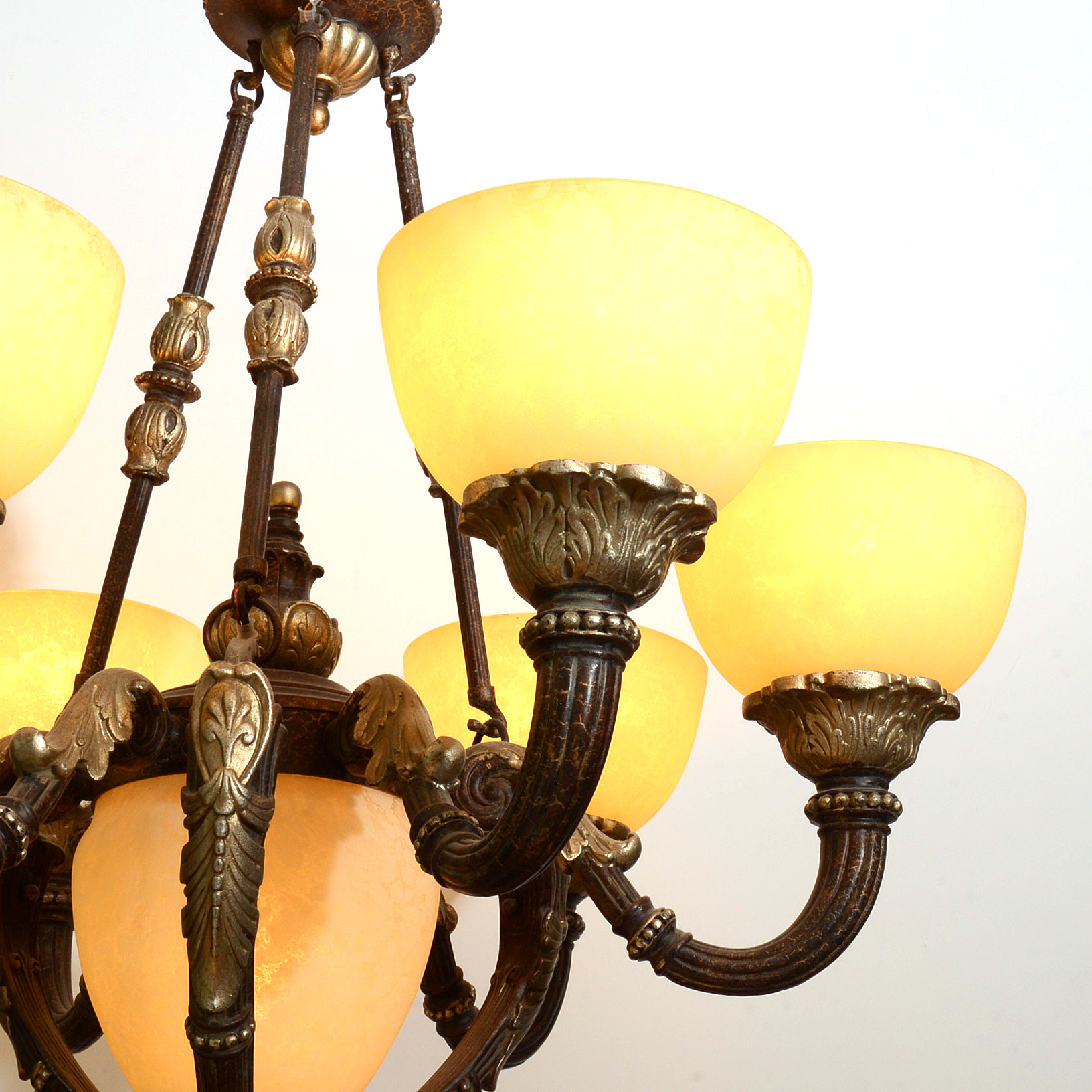 Ornate Six-Arm Chandelier