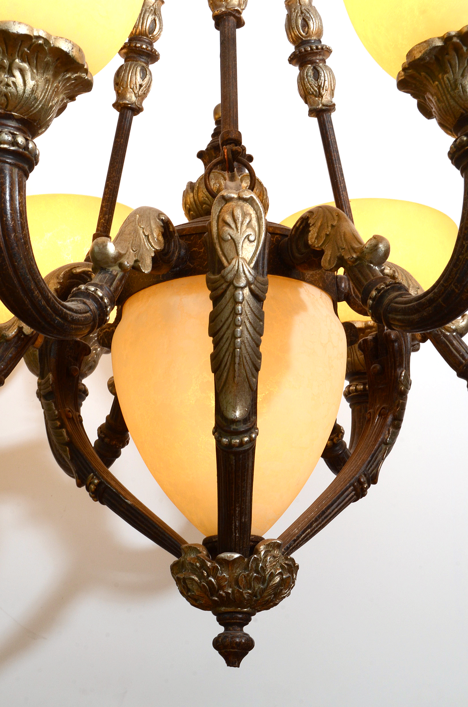 Ornate Six-Arm Chandelier