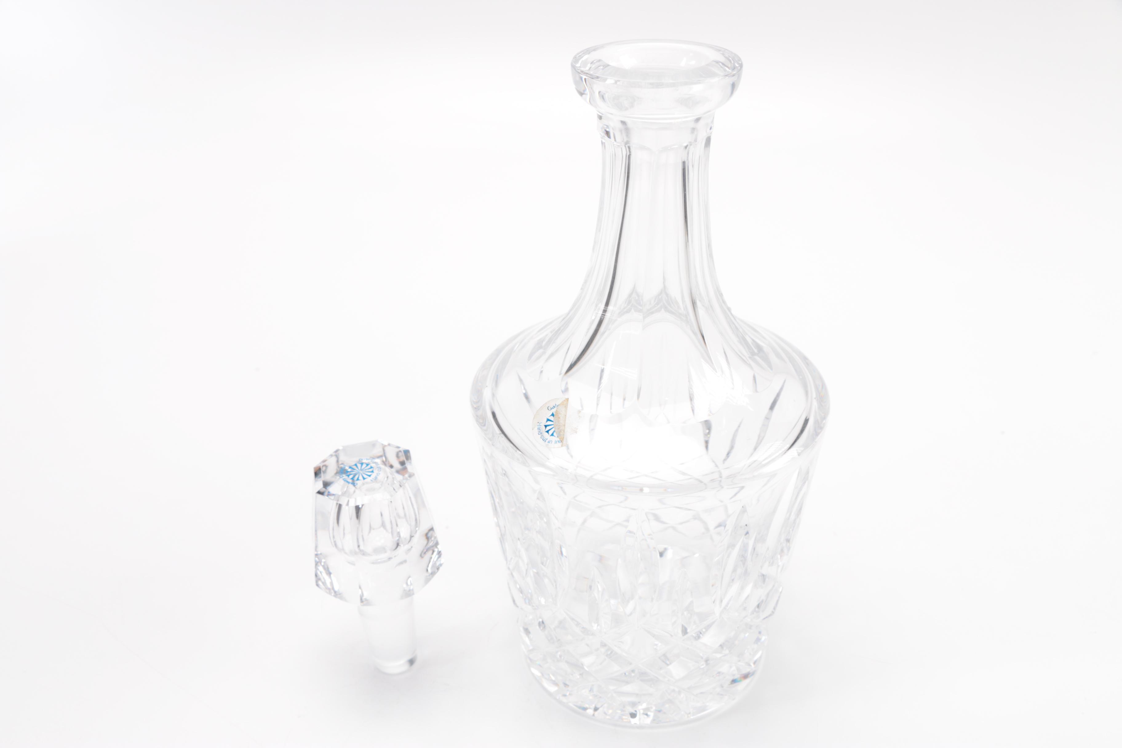 Crystal and Glass Decanters including Galway and Waterford