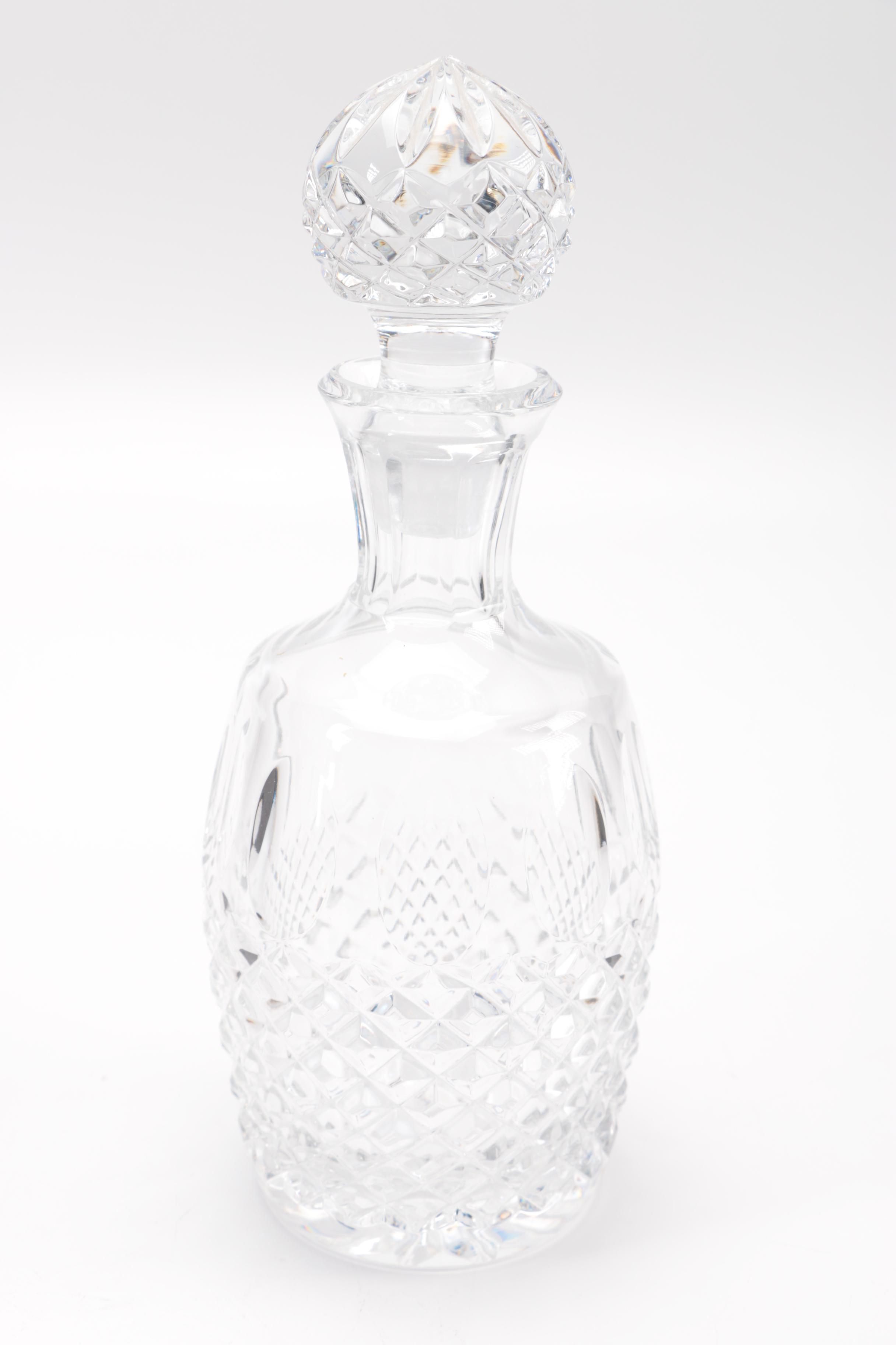 Crystal and Glass Decanters including Galway and Waterford