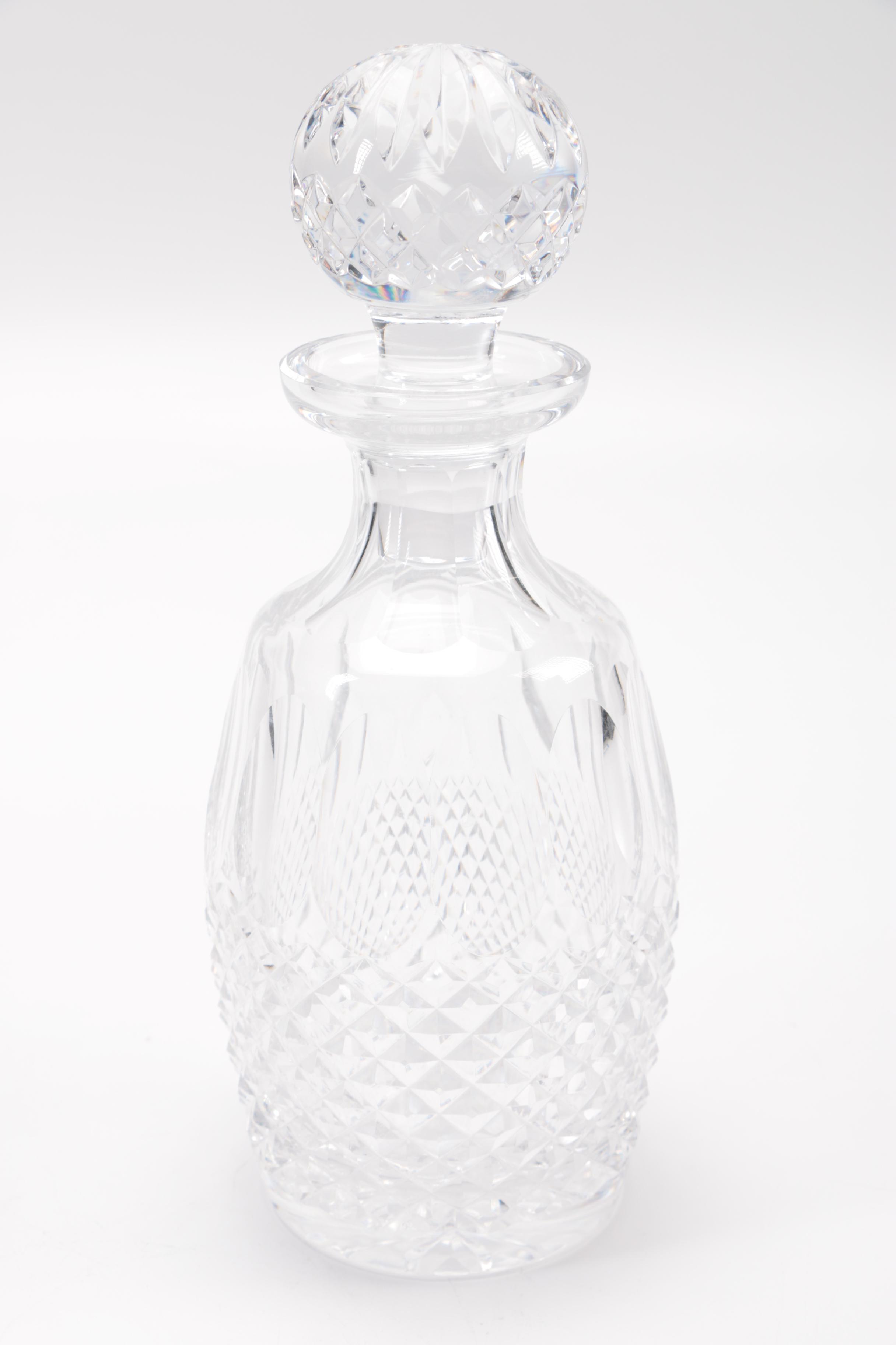 Crystal and Glass Decanters including Galway and Waterford