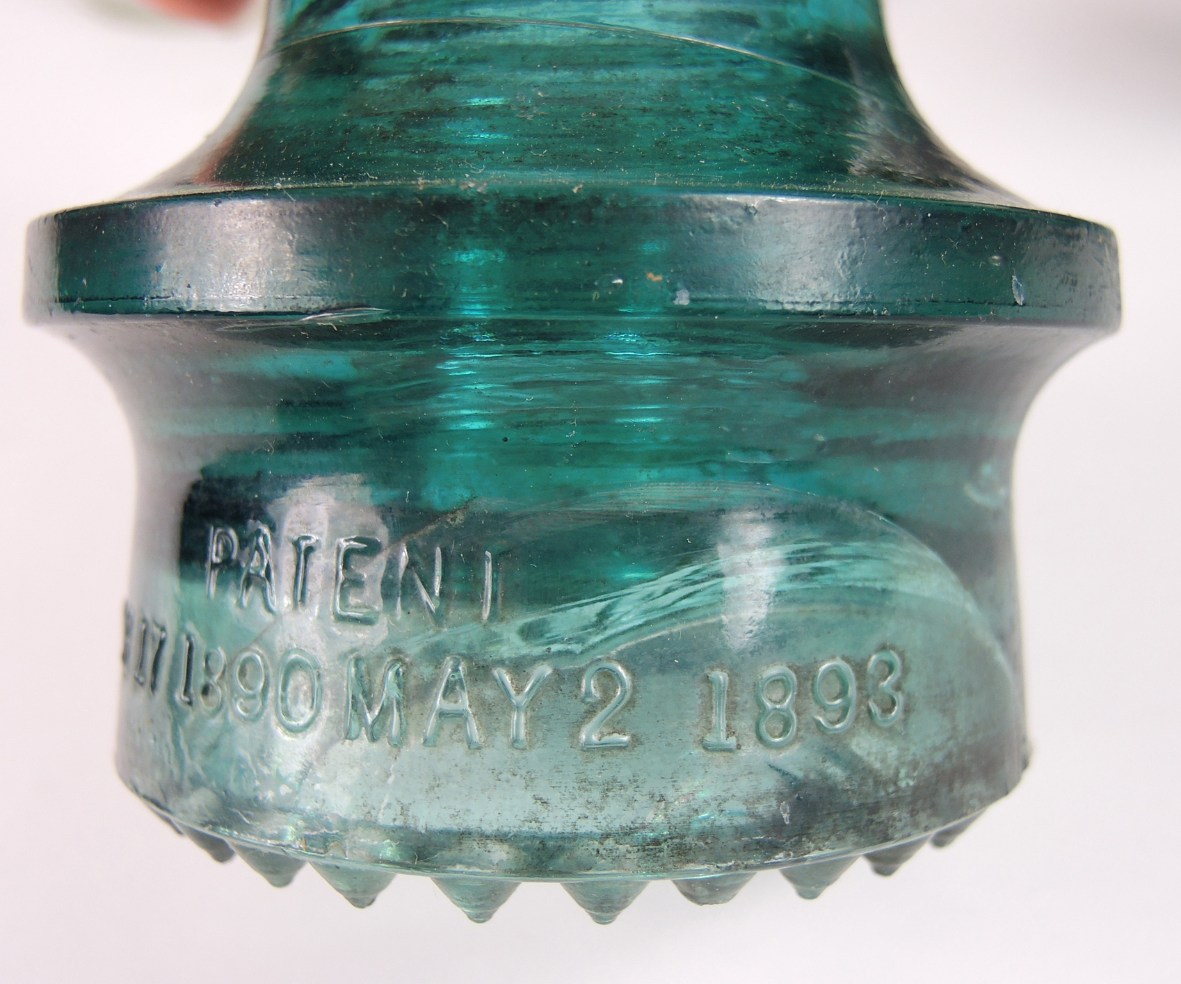 18 Vintage Purple and Blue Glass and Porcelain Insulators