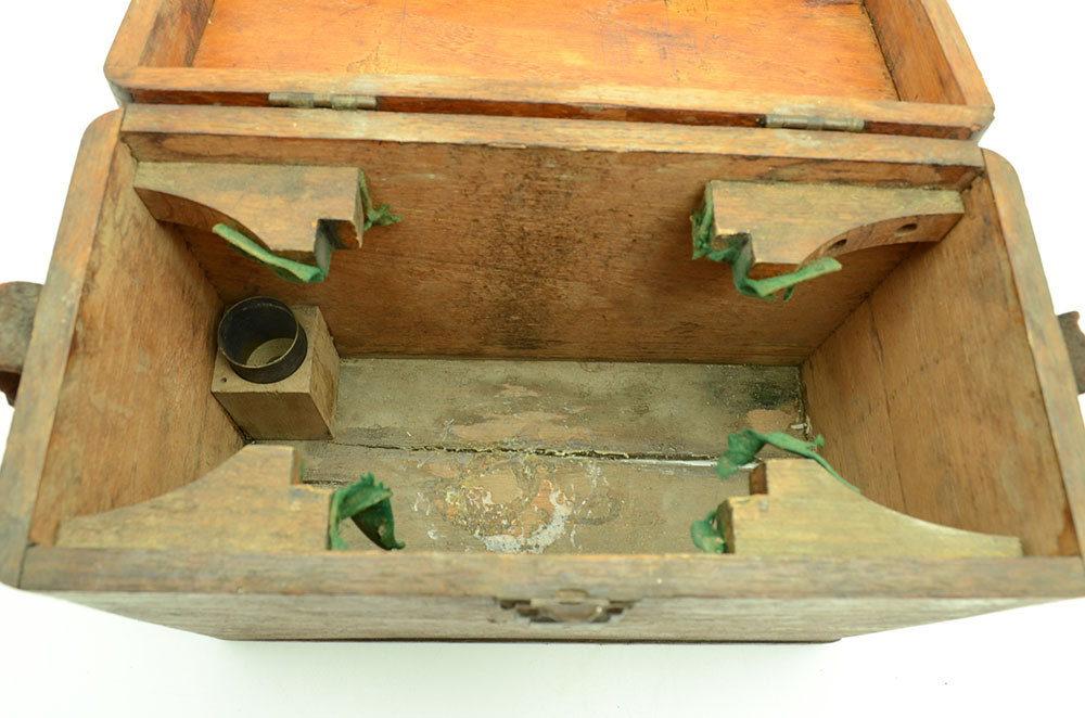 "David White Company" Surveyor's Transit in Oak Box