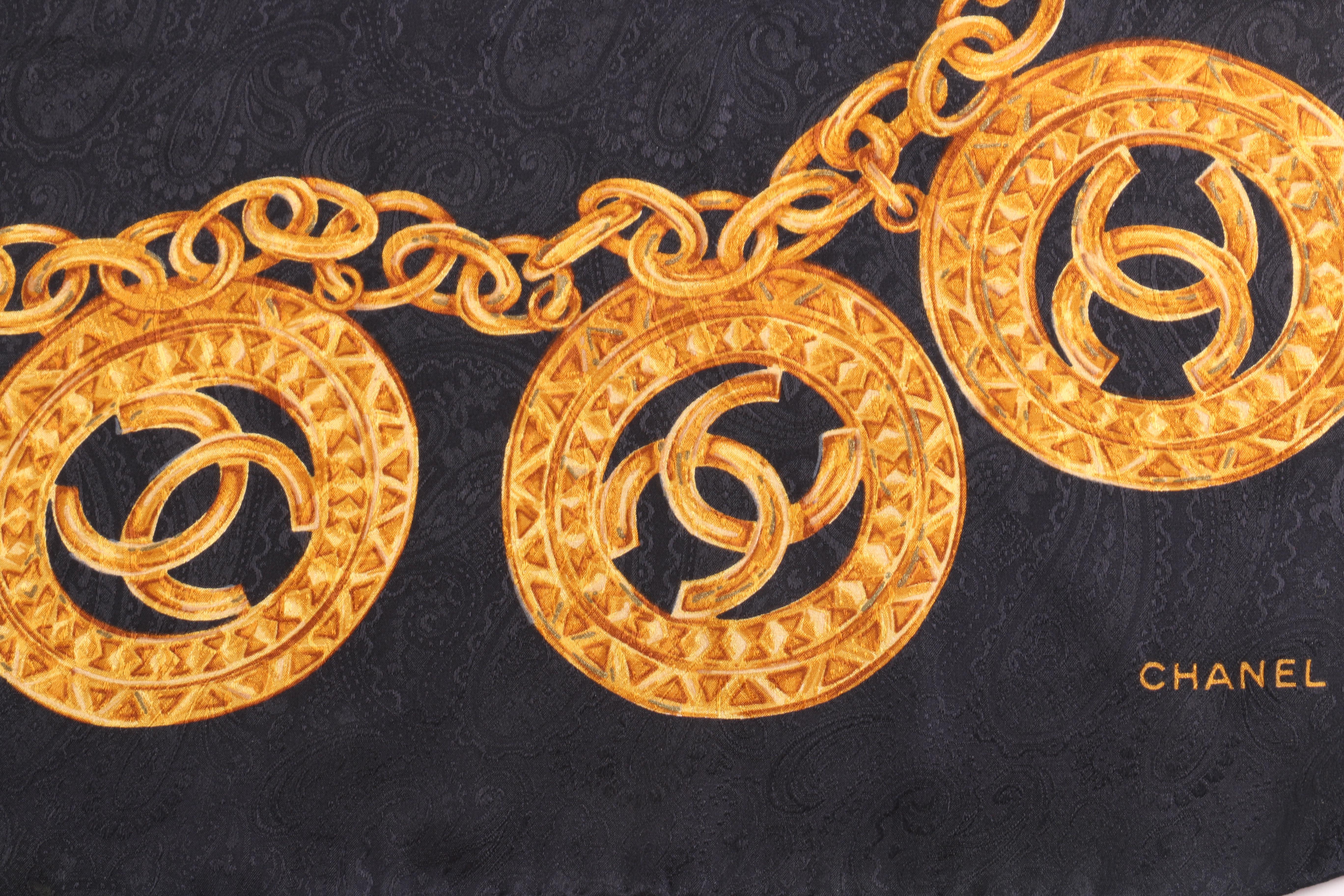 Chanel Charm Bracelet Scarf