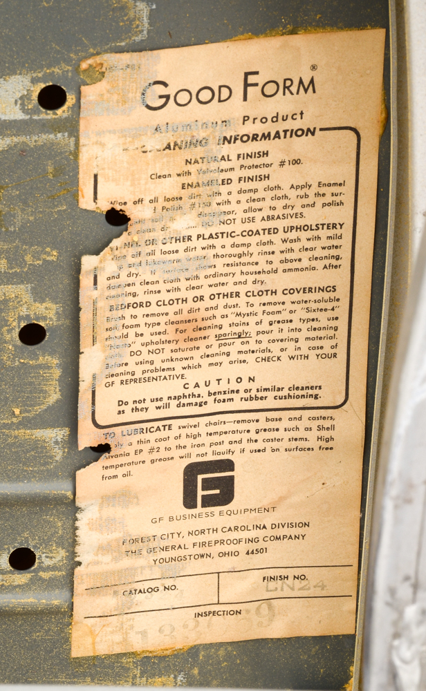 Vintage Aluminum and Foam Side Chairs