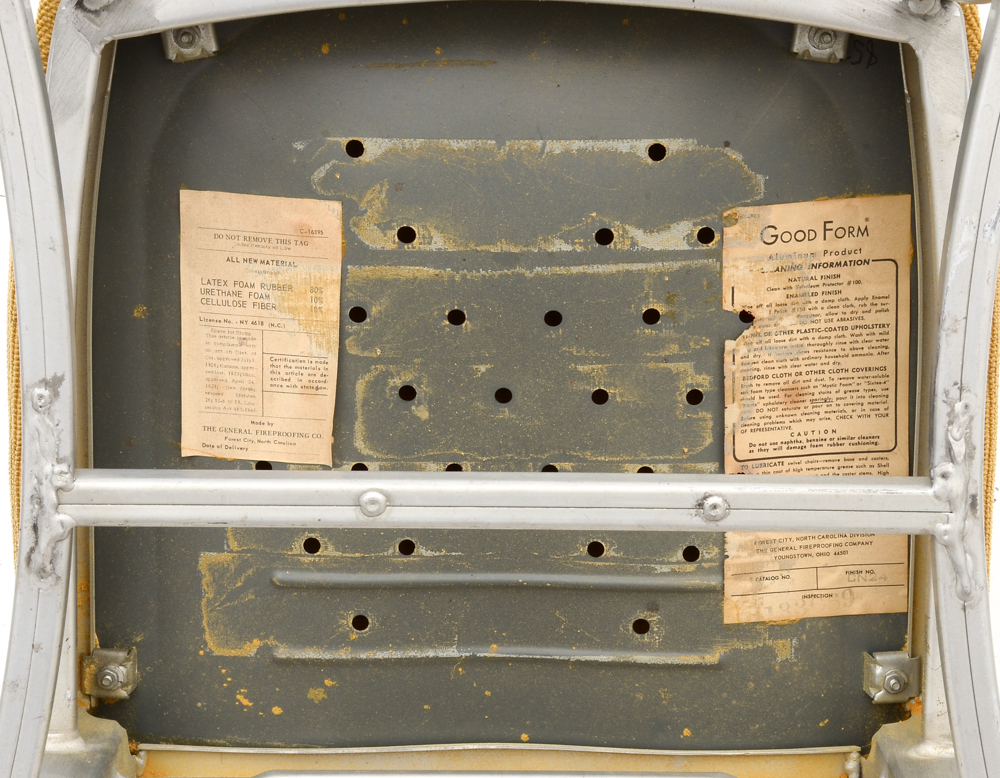 Vintage Aluminum and Foam Side Chairs