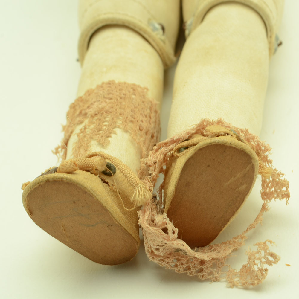 Antique German Leather Doll