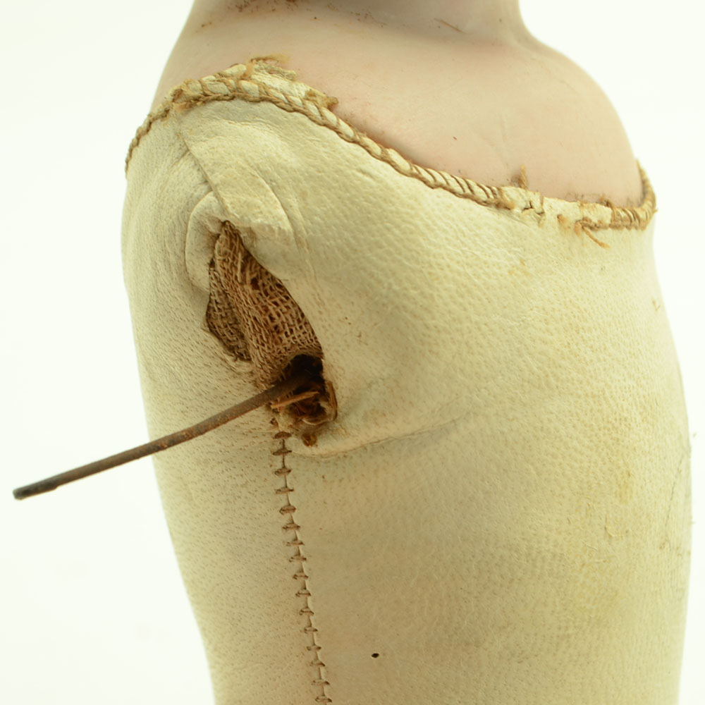 Antique German Leather Doll