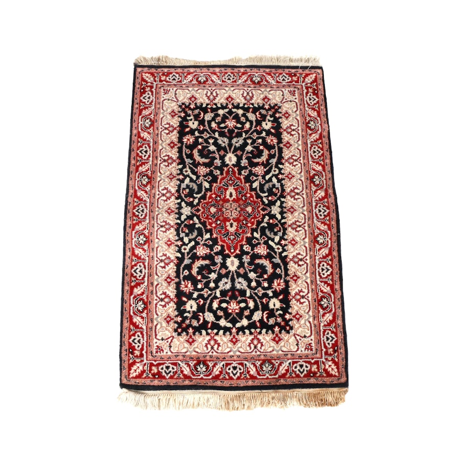 Hand-Knotted Persian Style Accent Rug