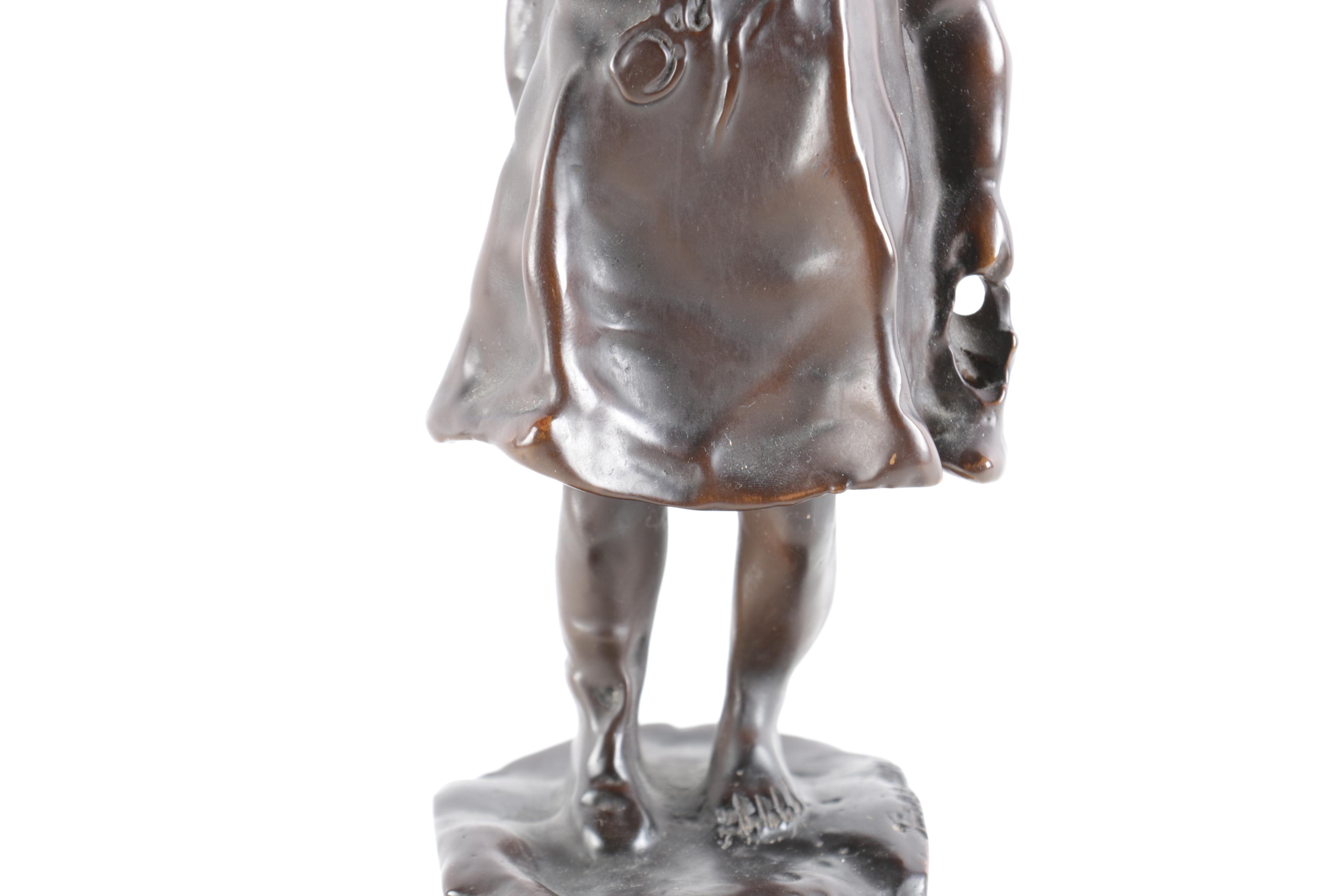 Brass Reproduction Sculpture After Juan Clara