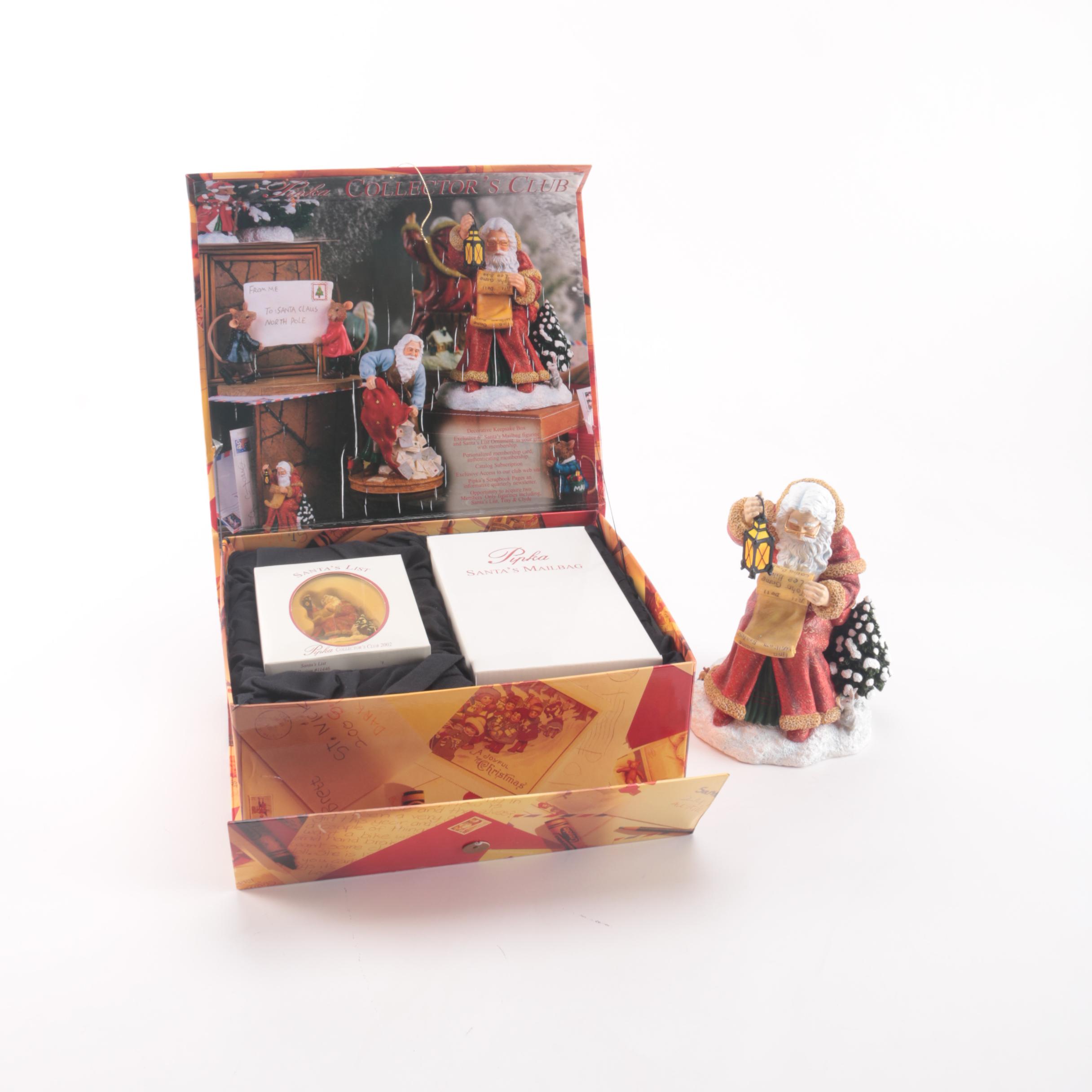 Pipka's Collectors Club Santa Figurines