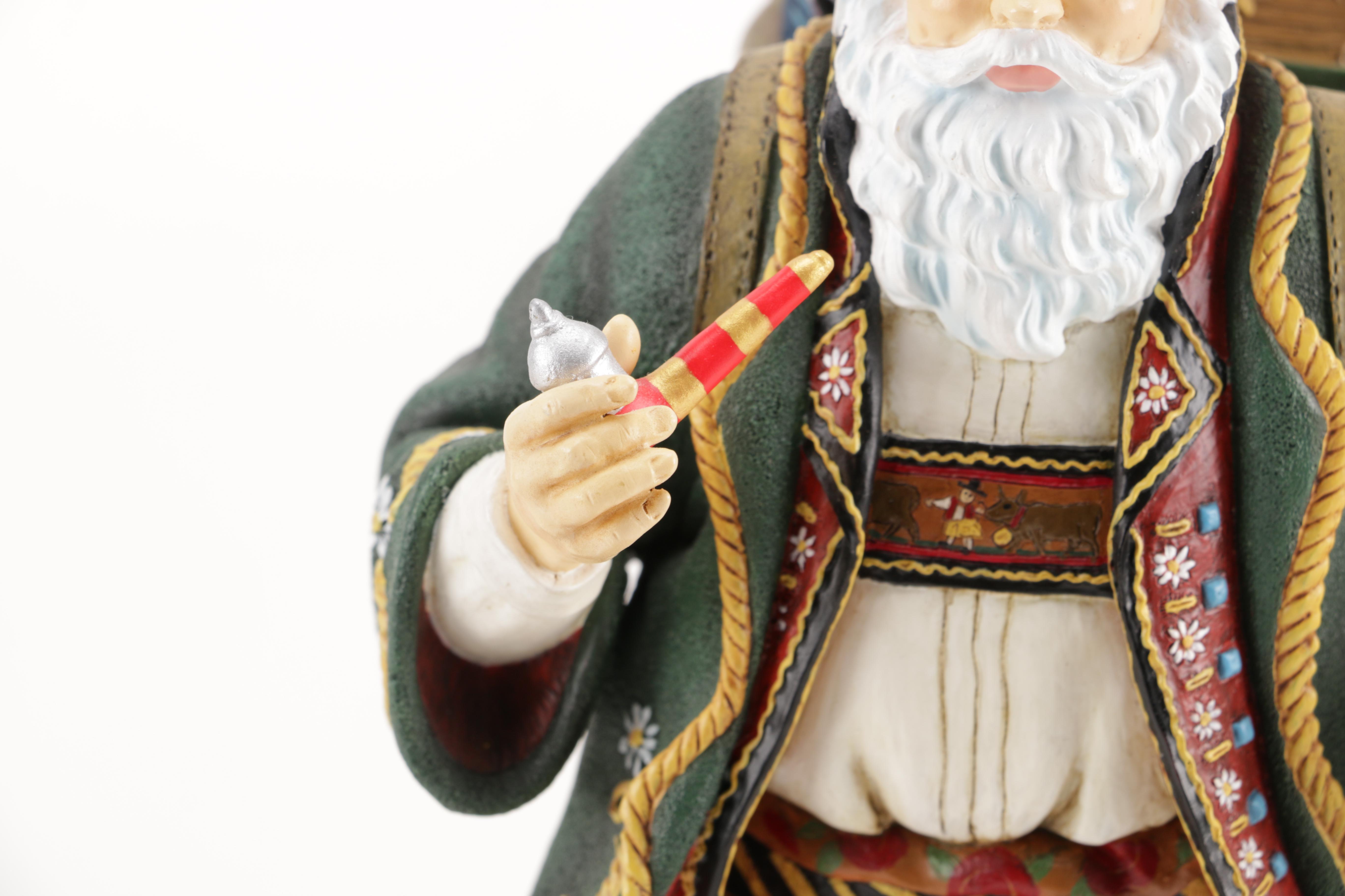 Bavarian Style Santa Claus Ceramic Figurine