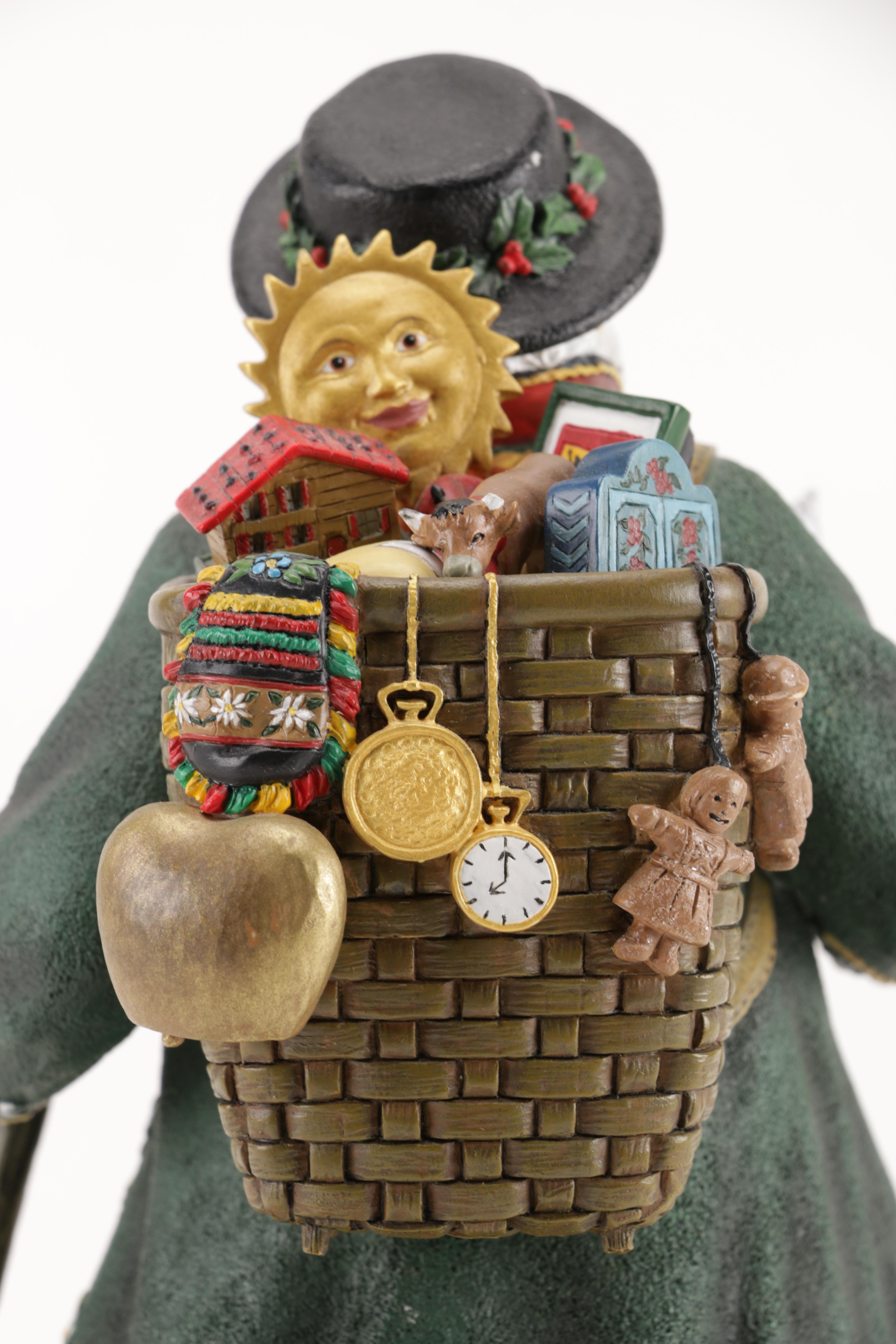 Bavarian Style Santa Claus Ceramic Figurine