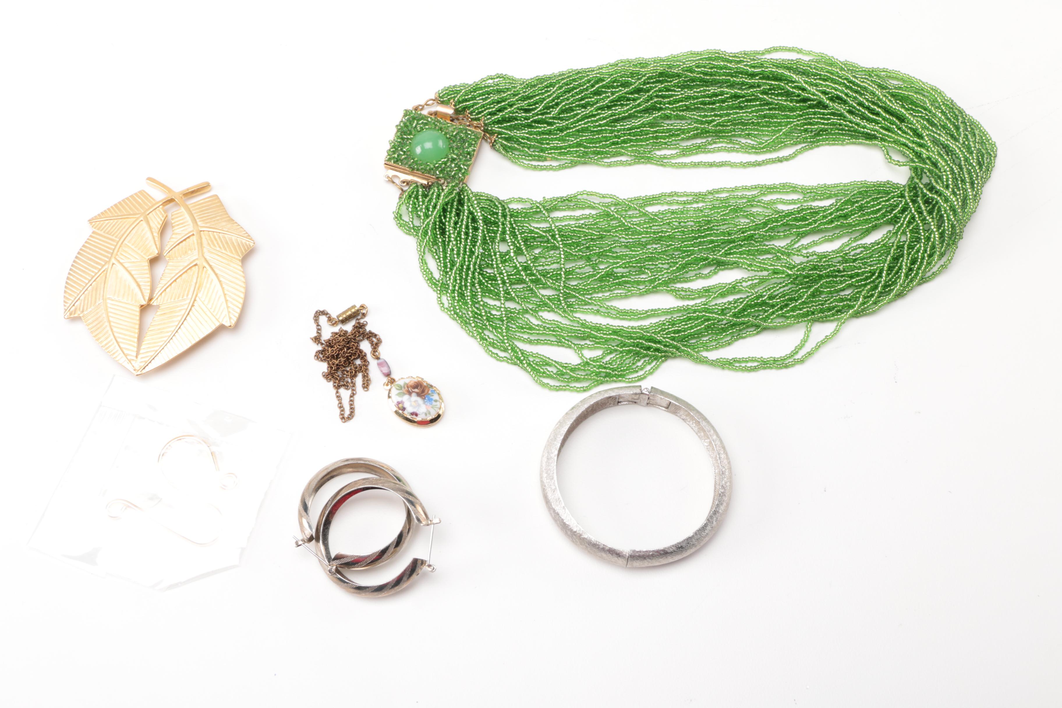 Assorted Costume Jewelry Including Jomaz and Hobe