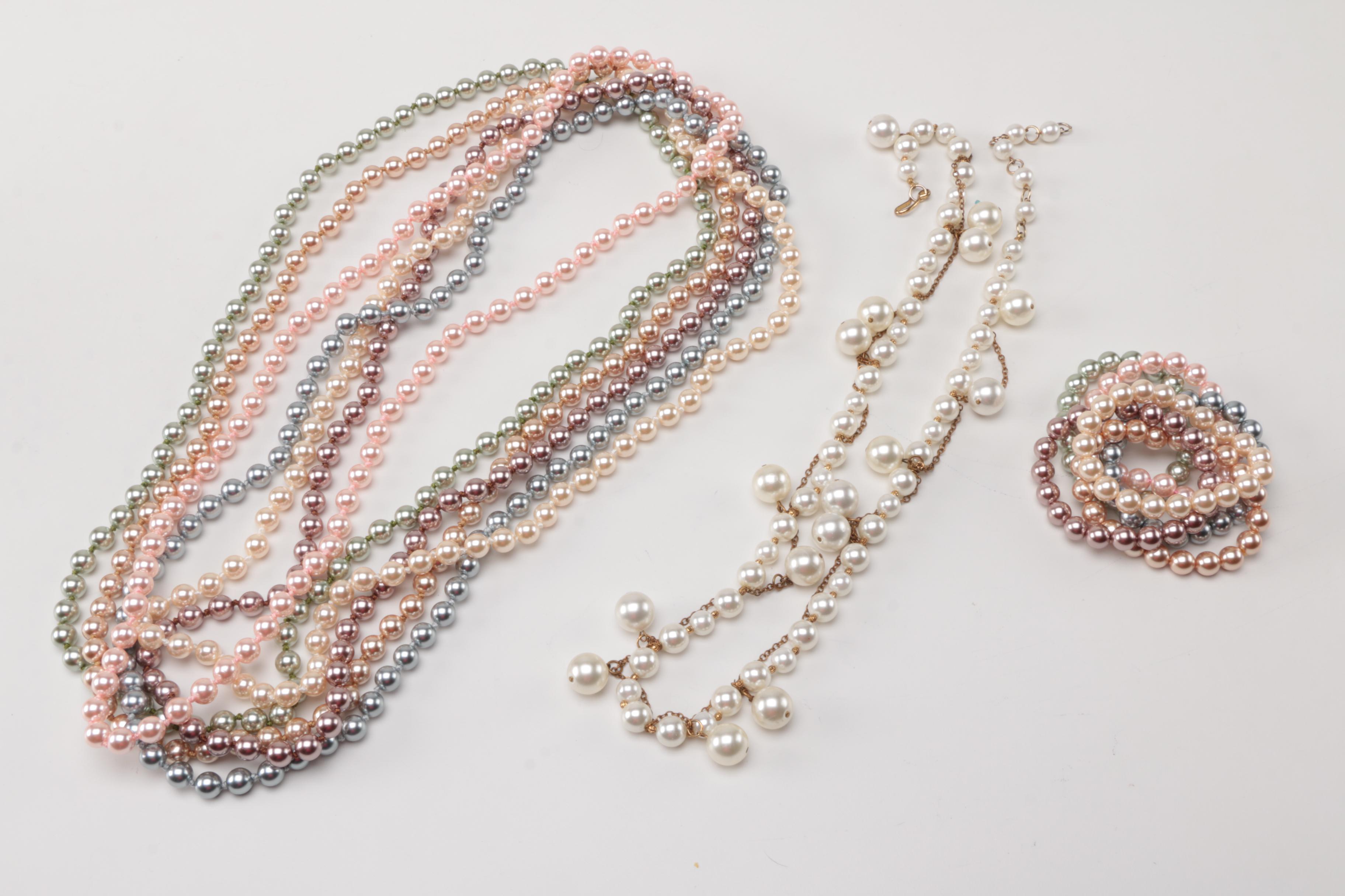 Assorted Costume Jewelry Including Jomaz and Hobe