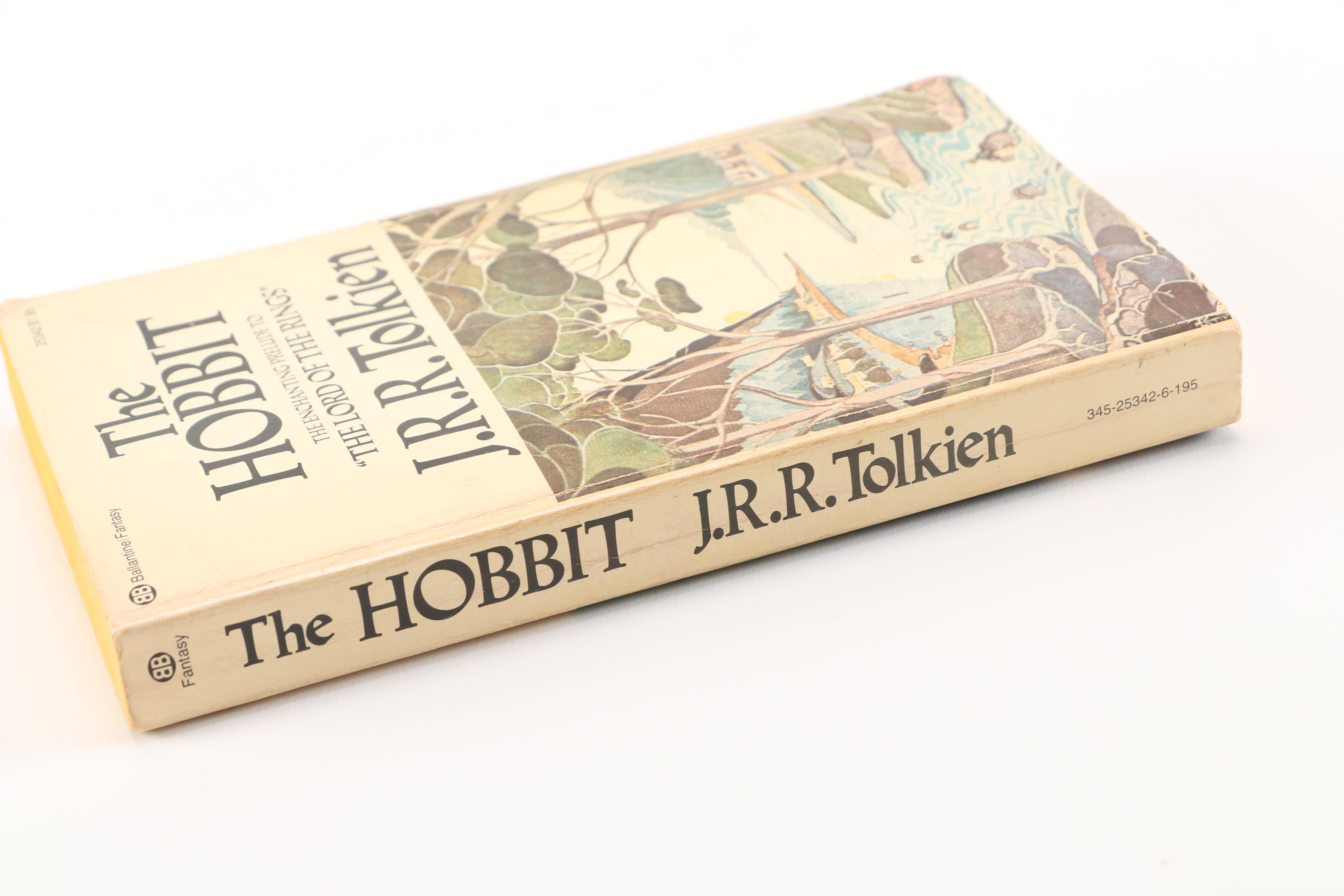 1977 First American Edition "The Silmarillion" and 1977 "The Hobbit" by J.R.R. Tolkien