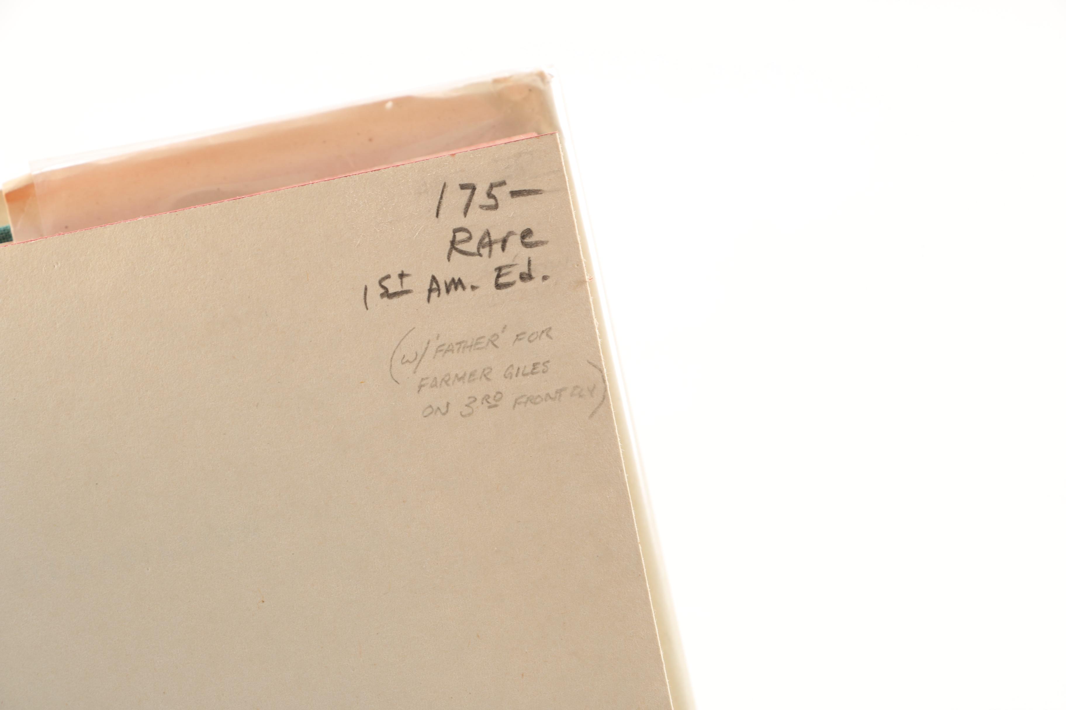 1977 First American Edition "The Silmarillion" and 1977 "The Hobbit" by J.R.R. Tolkien