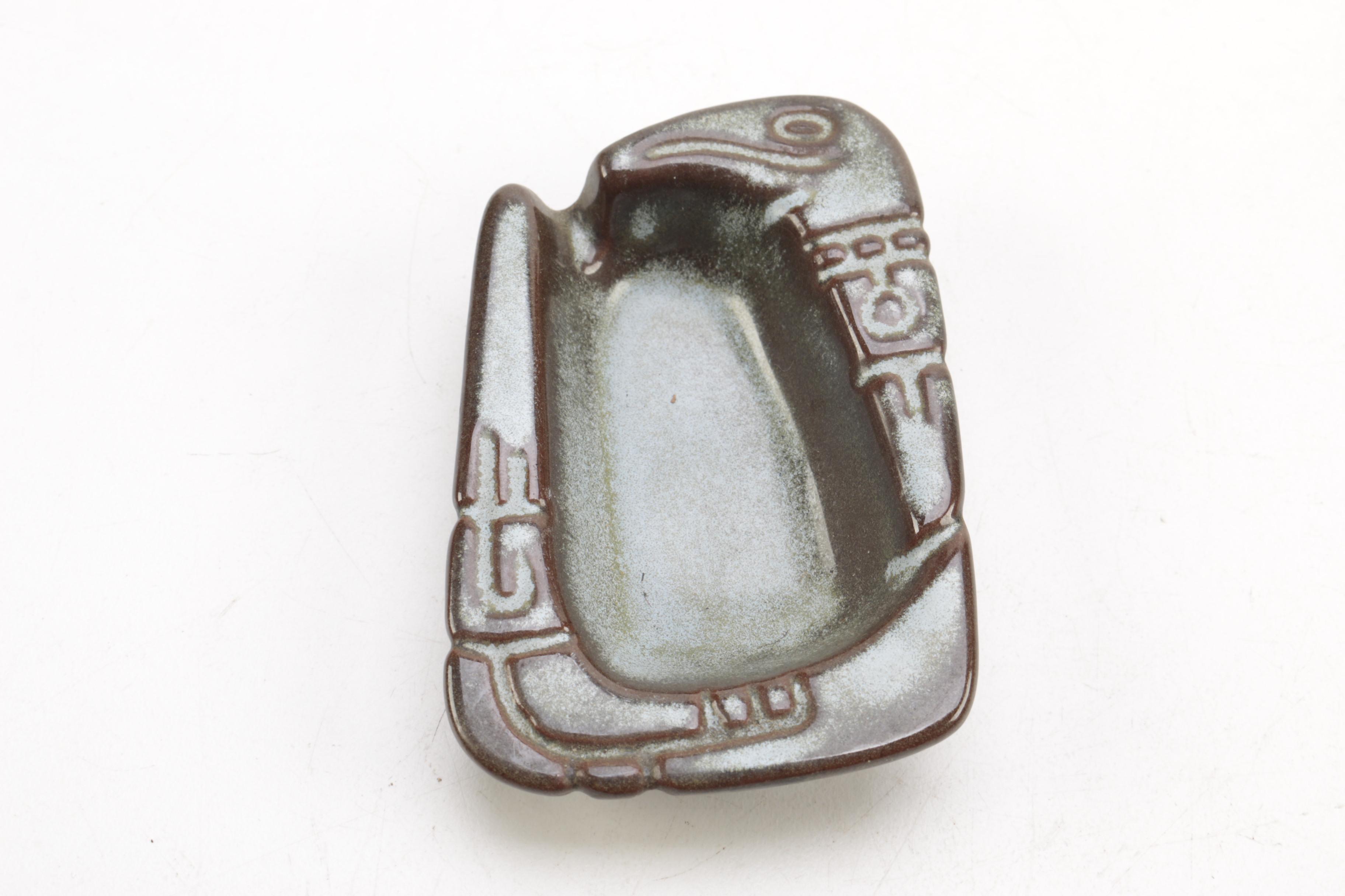 Vintage Frankoma Ceramic Ash Receivers