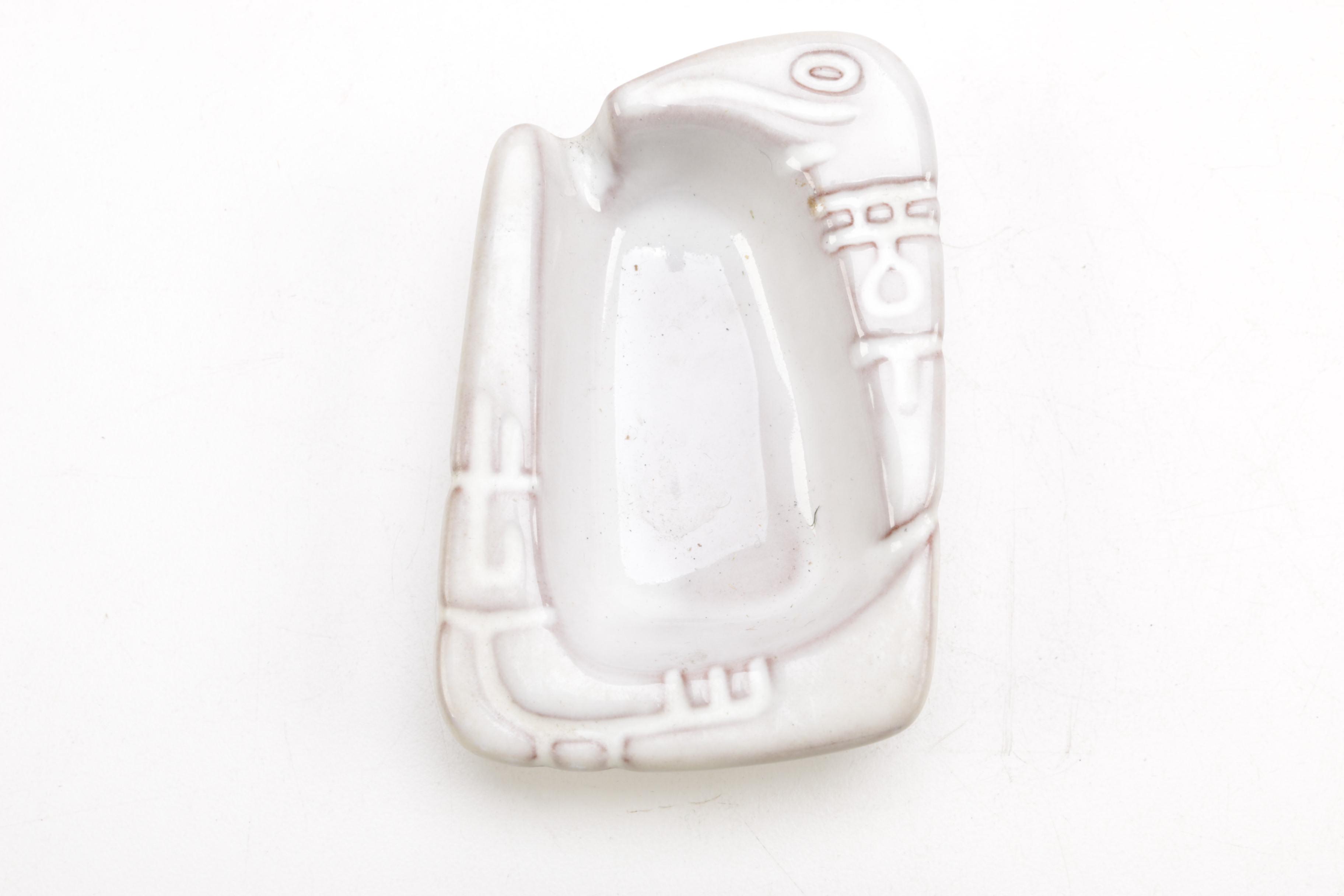 Vintage Frankoma Ceramic Ash Receivers