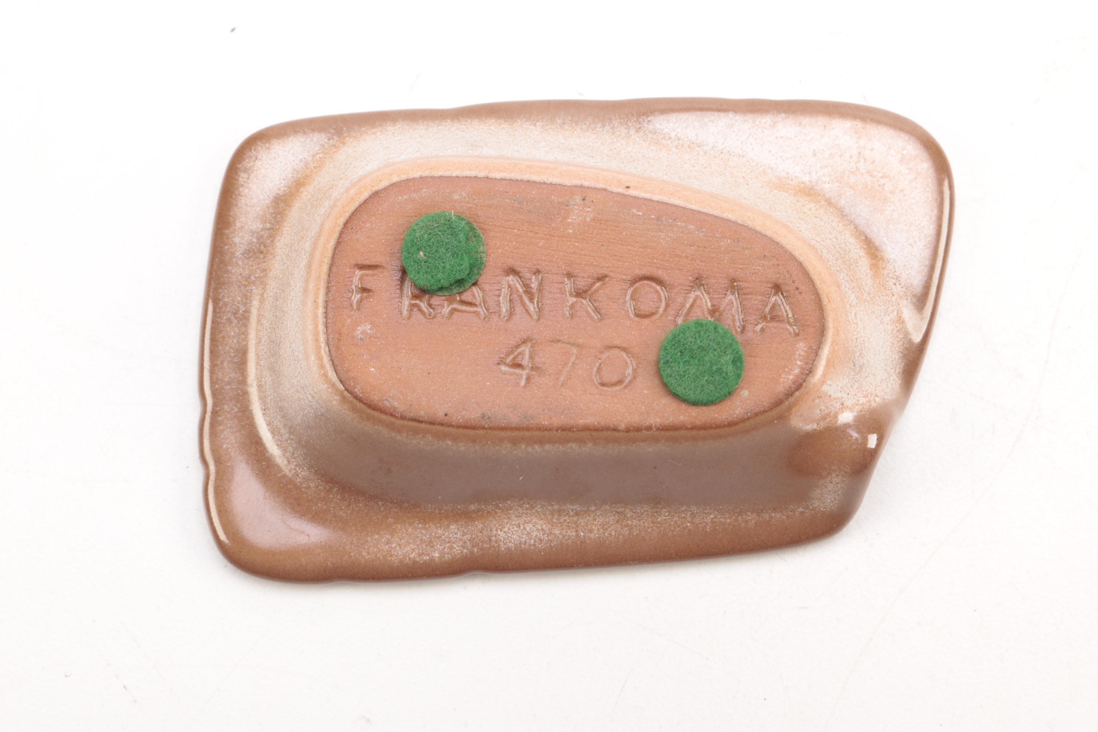 Vintage Frankoma Ceramic Ash Receivers