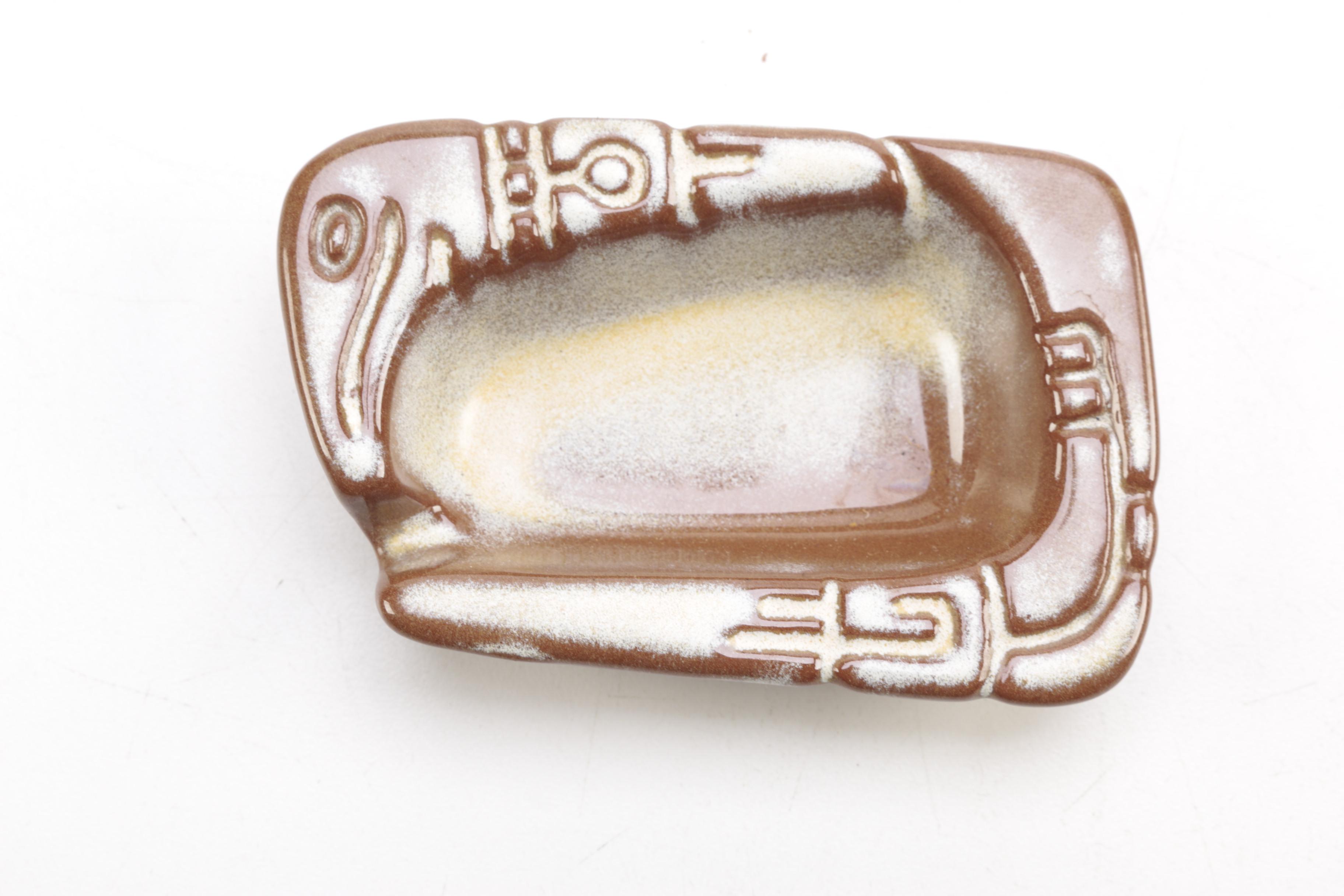 Vintage Frankoma Ceramic Ash Receivers