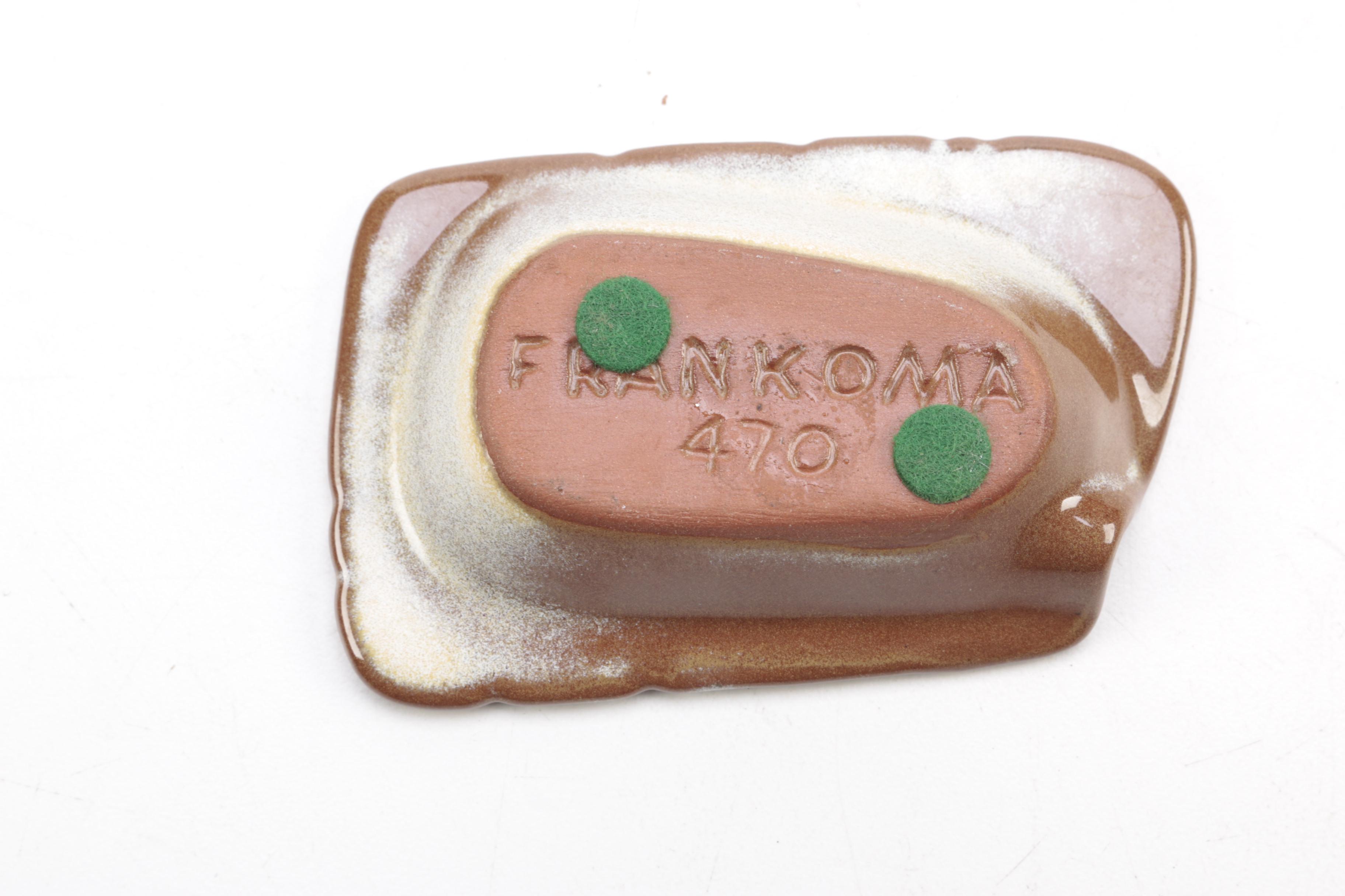 Vintage Frankoma Ceramic Ash Receivers