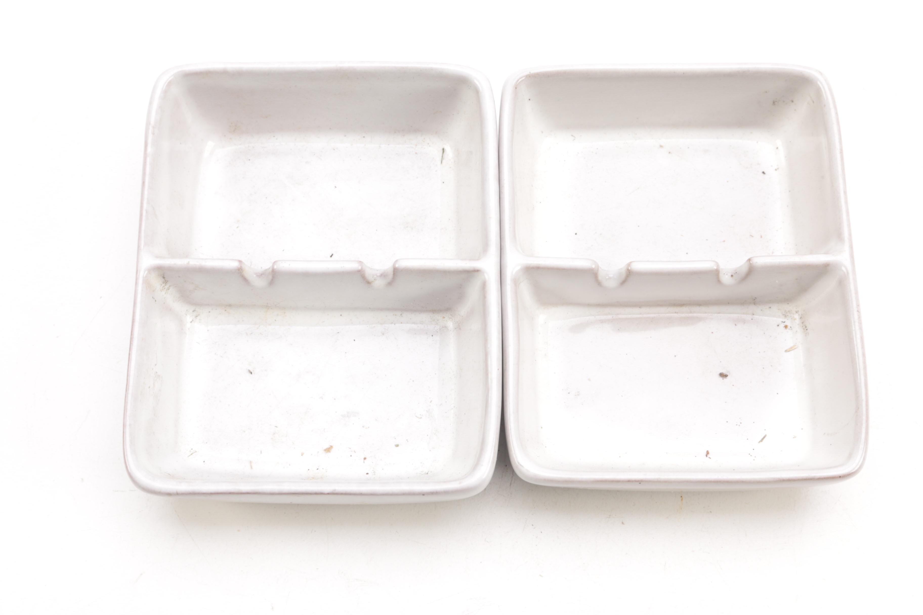 Vintage Frankoma Ceramic Ash Receivers