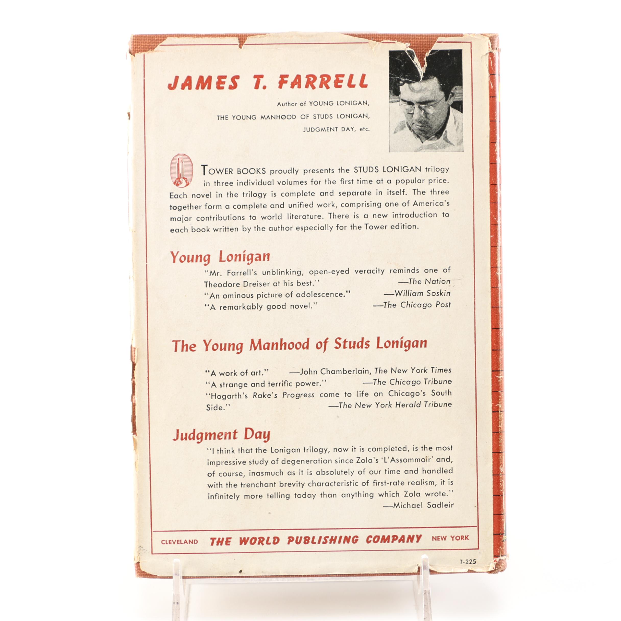 1945 "Young Lonigan" by James T. Farrell