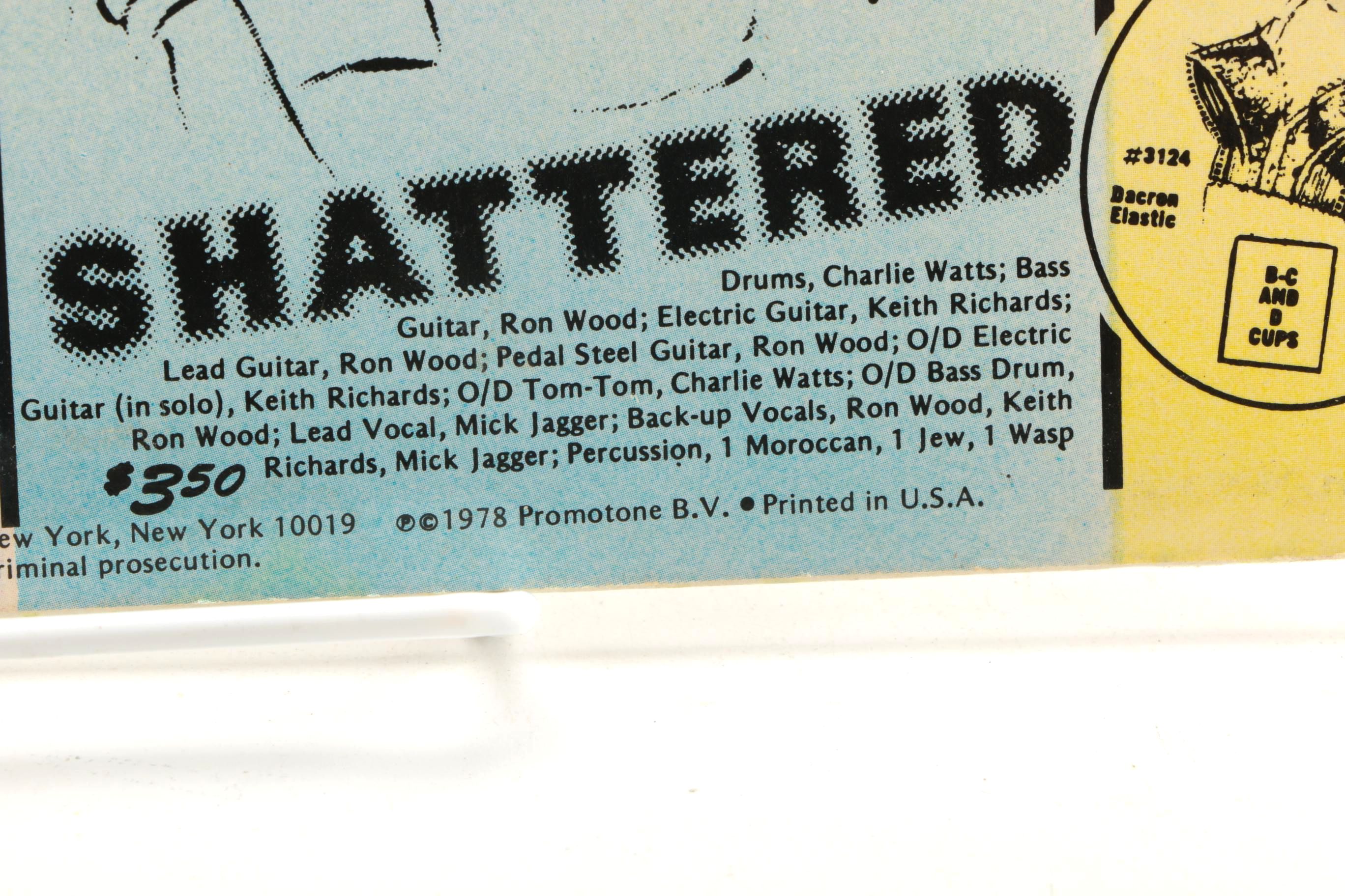 1970s David Bowie and Rolling Stones LPs