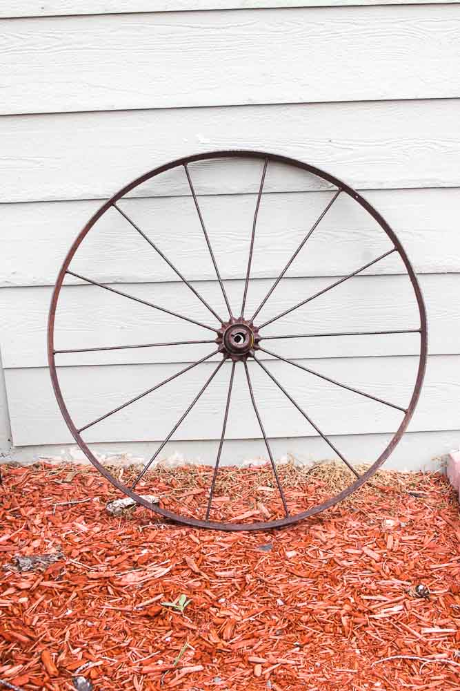 Collection of Antique Cast Iron Wheels