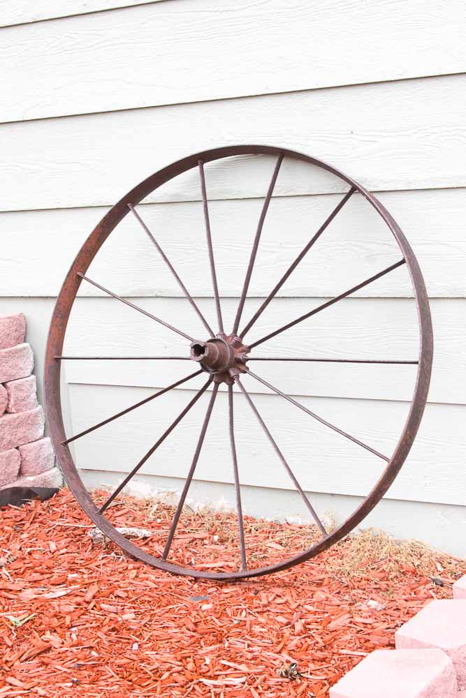 Collection of Antique Cast Iron Wheels