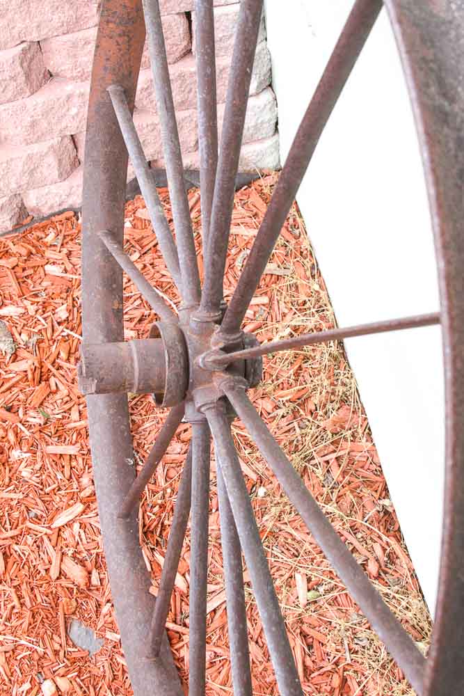 Collection of Antique Cast Iron Wheels