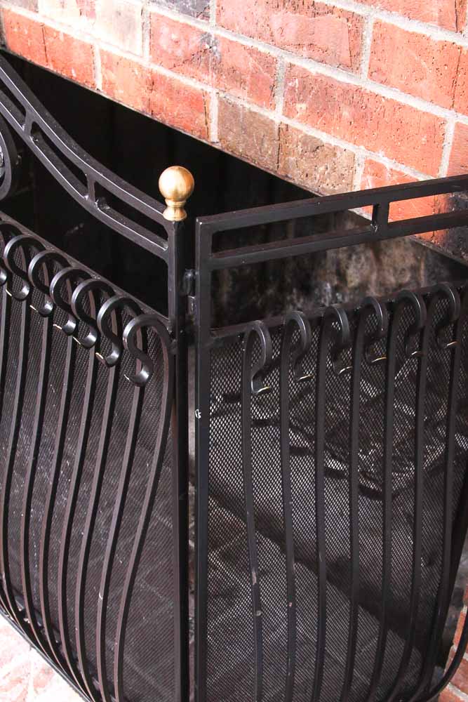 Fireplace Screen and Tools