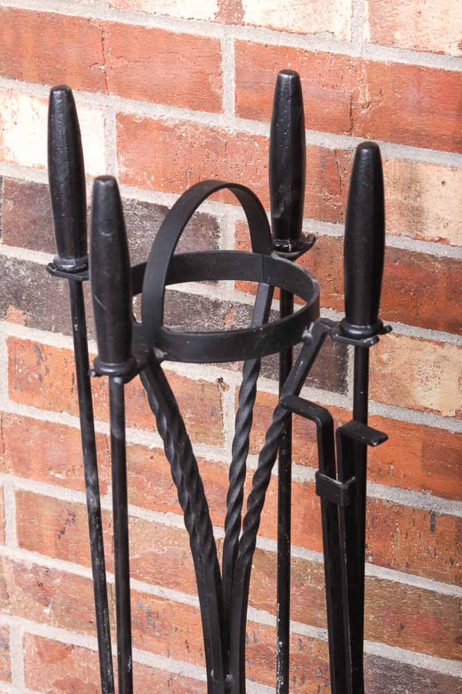 Fireplace Screen and Tools