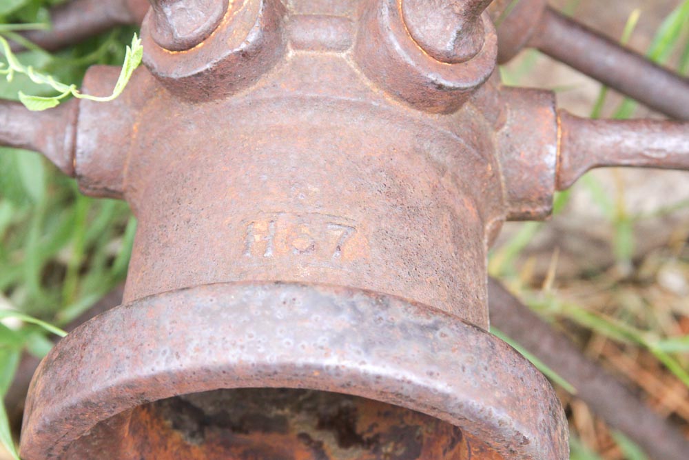 Collection of Antique Cast Iron Wheels