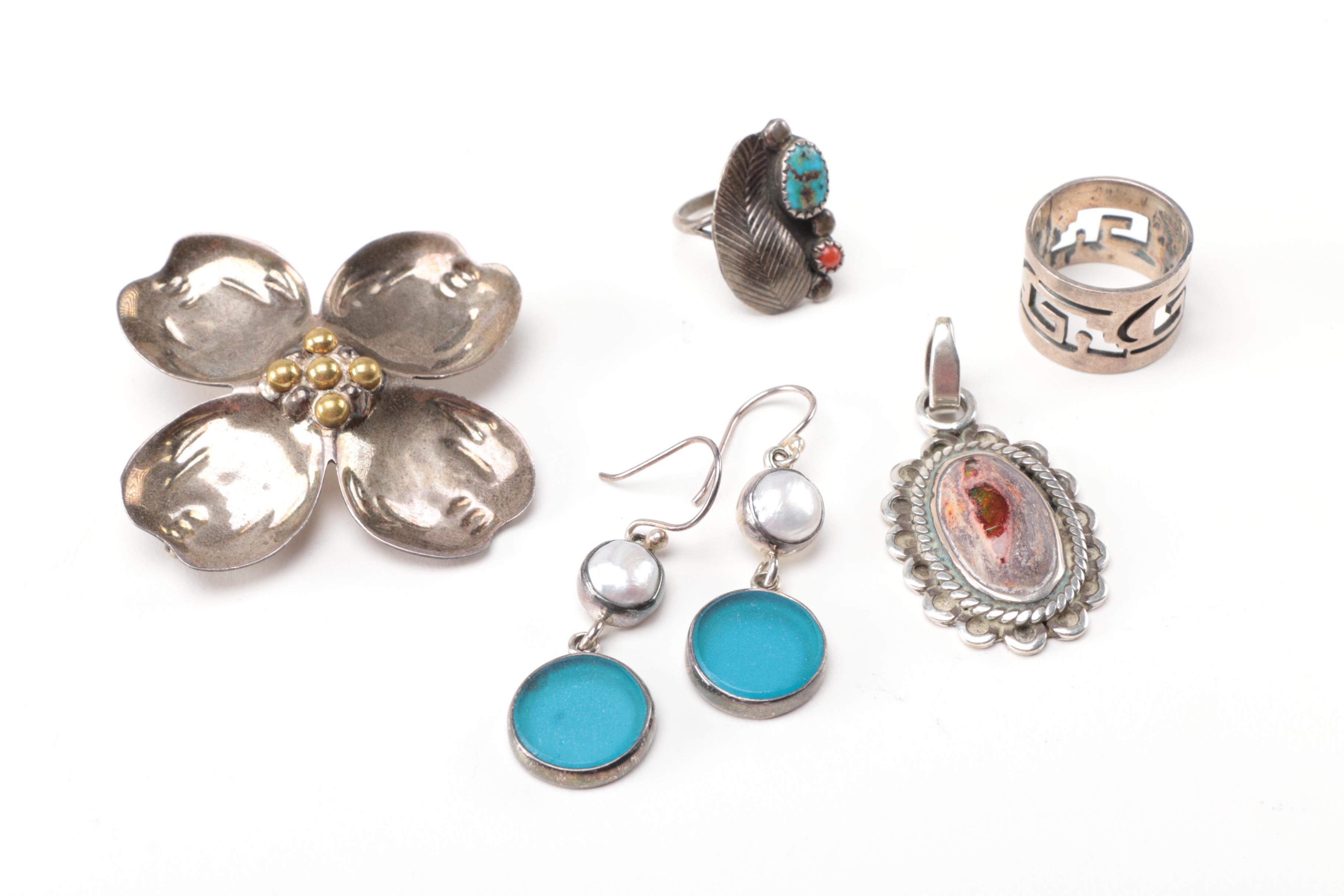 Southwestern Style Jewelry Including Jay King